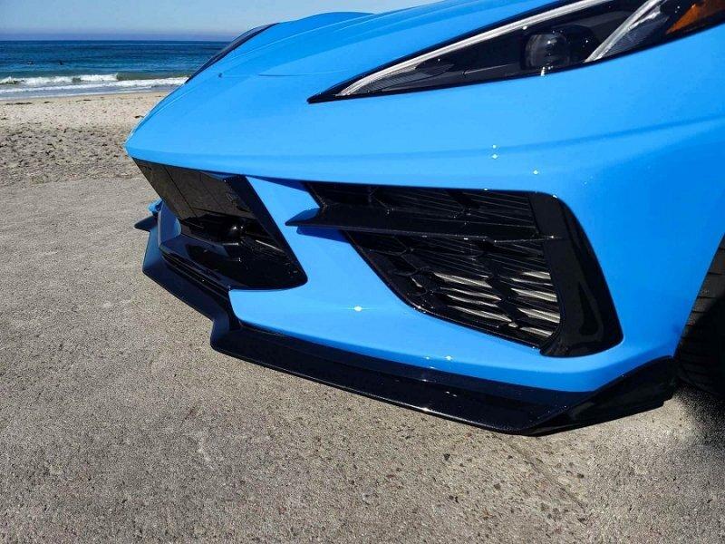 C7 Carbon C8-1A-4 5VM Style Carbon Flash Front Splitter (2020 Corvette C8)