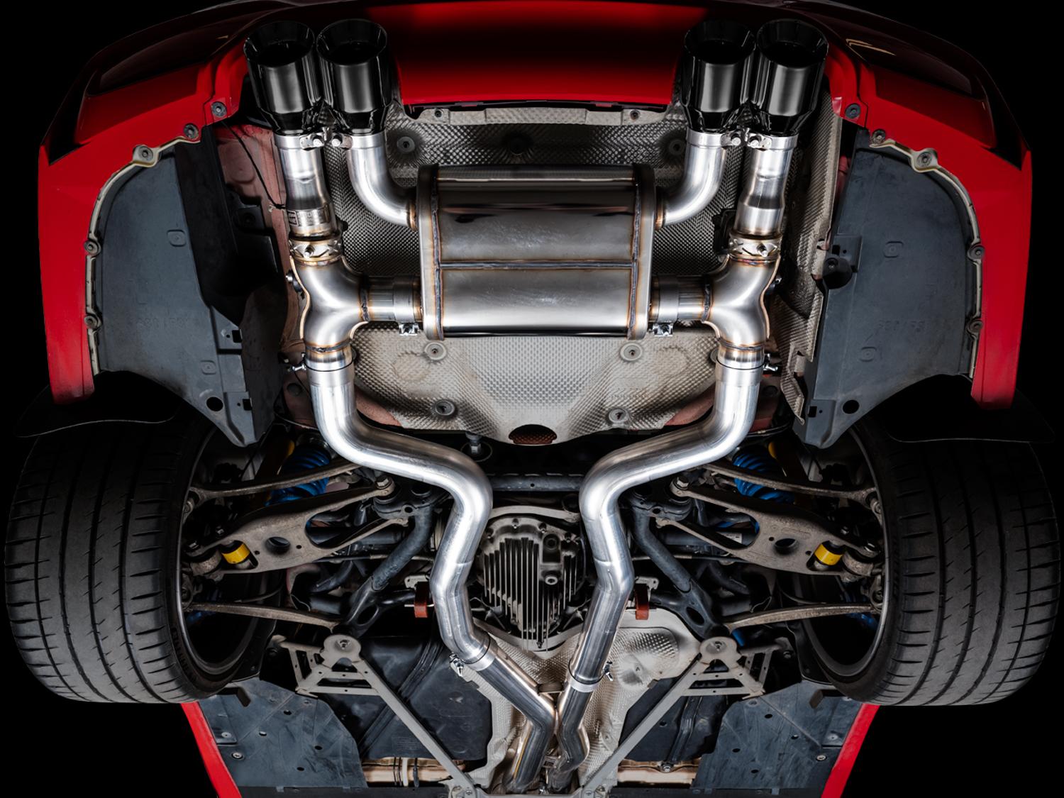 AWE SwitchPath™ Catback Exhaust for BMW F8X M3/M4 - Diamond Black - 3025-43074