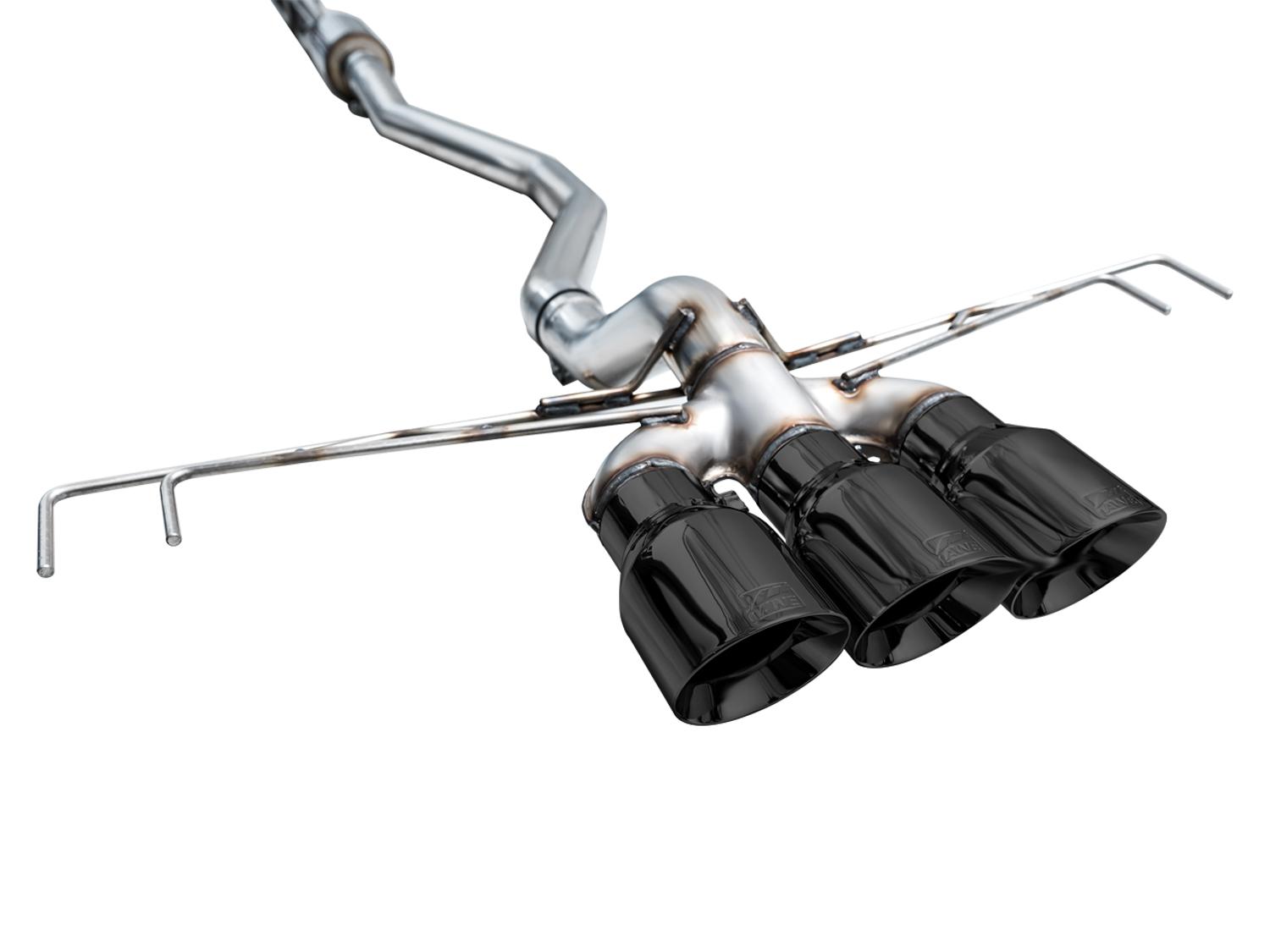 AWE Track Edition for FL5 CTR - Triple Diamond Black Tips - 3020-53287