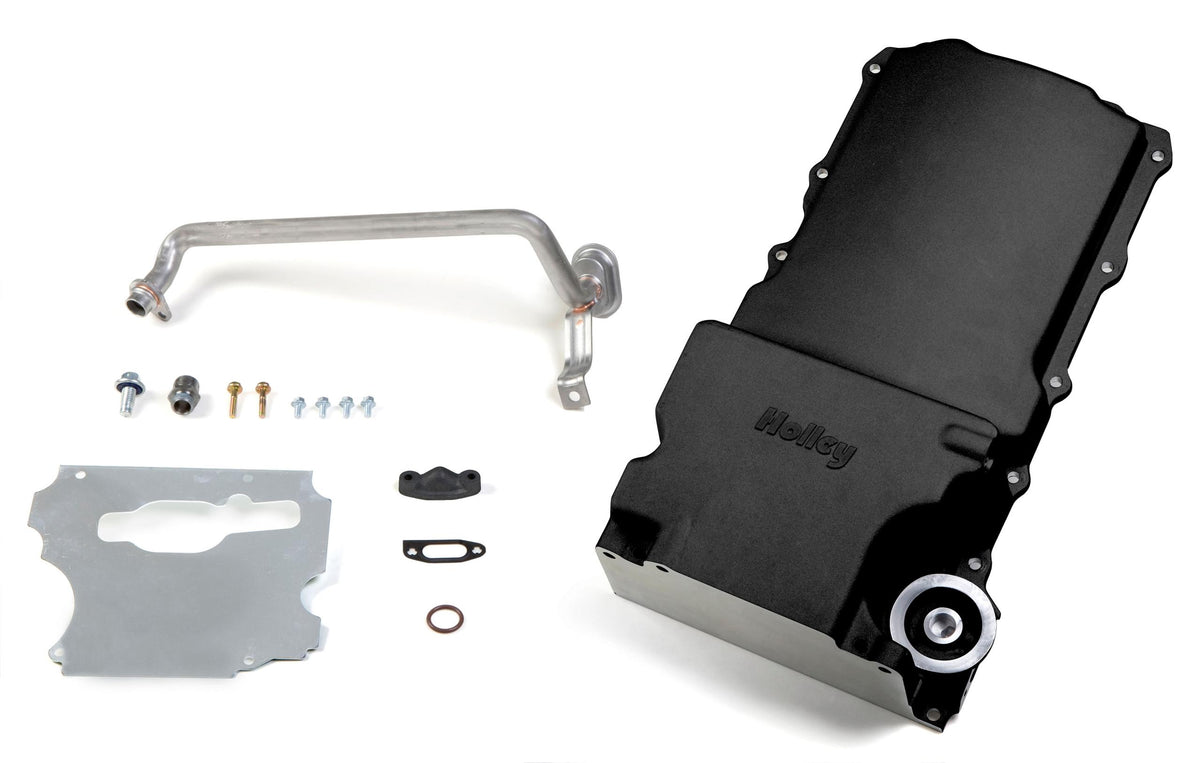 Holley 302-1BK Oil Pan, Gm Ls Retrofit - Black