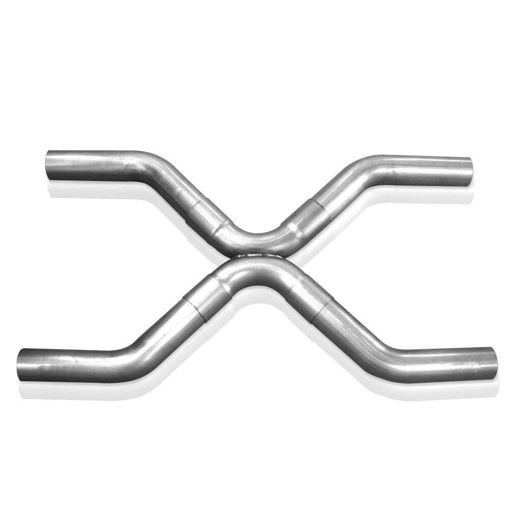 Stainless Works 3-1/2" X Style Crossover Kit - 35XSS