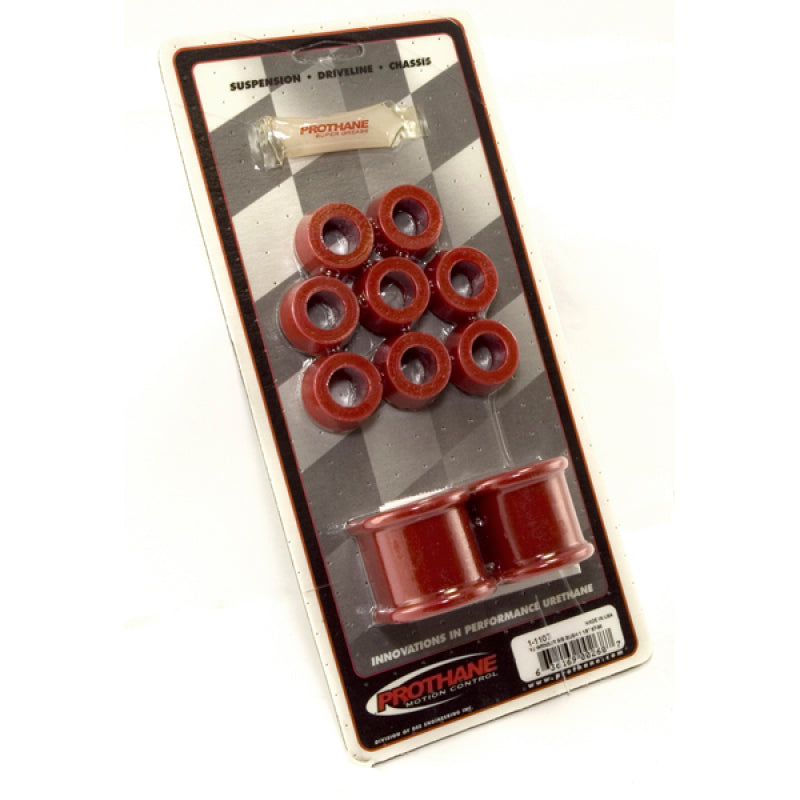 Rugged Ridge Suspension Stabilizer Bar Bushing Kit Front Red 1-1/8 In; 87-95 Yj - 18367.07