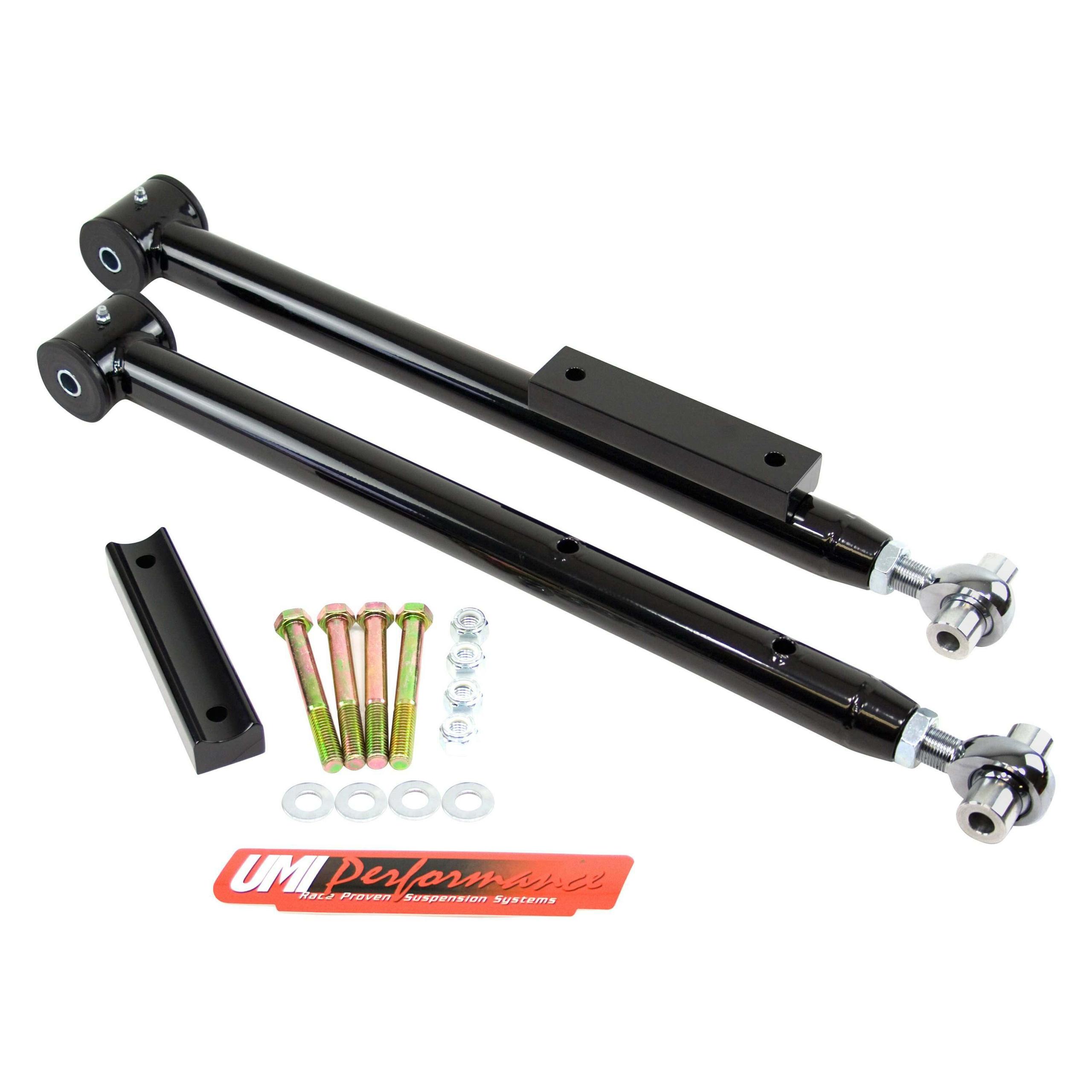 UMI Performance 1991-1996 Impala SS Adjustable Extended Length Lower Control Arms- Rod Ends - 3614-B