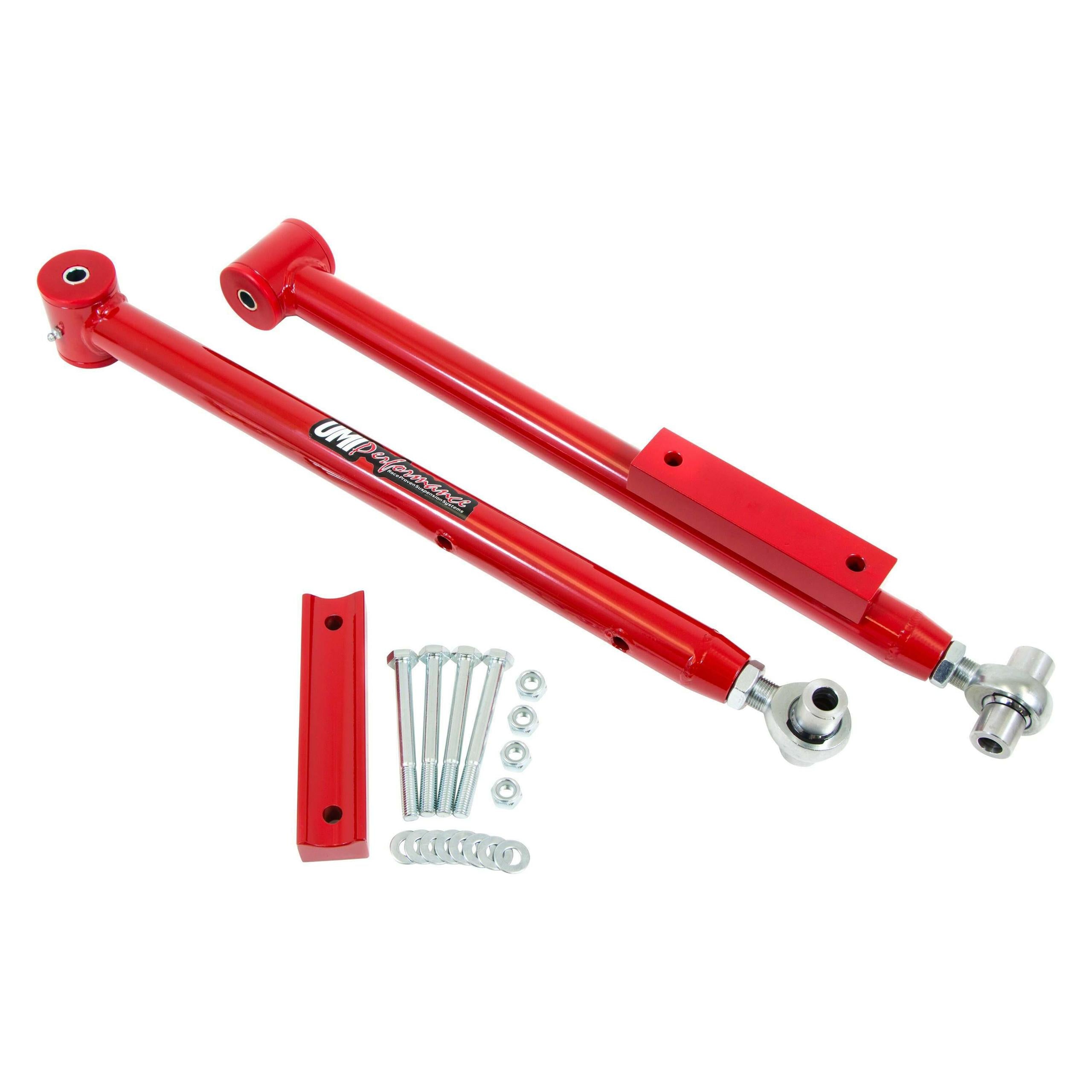 UMI Performance 1991-1996 Impala SS Adjustable Extended Length Lower Control Arms- Rod Ends - 3614-R