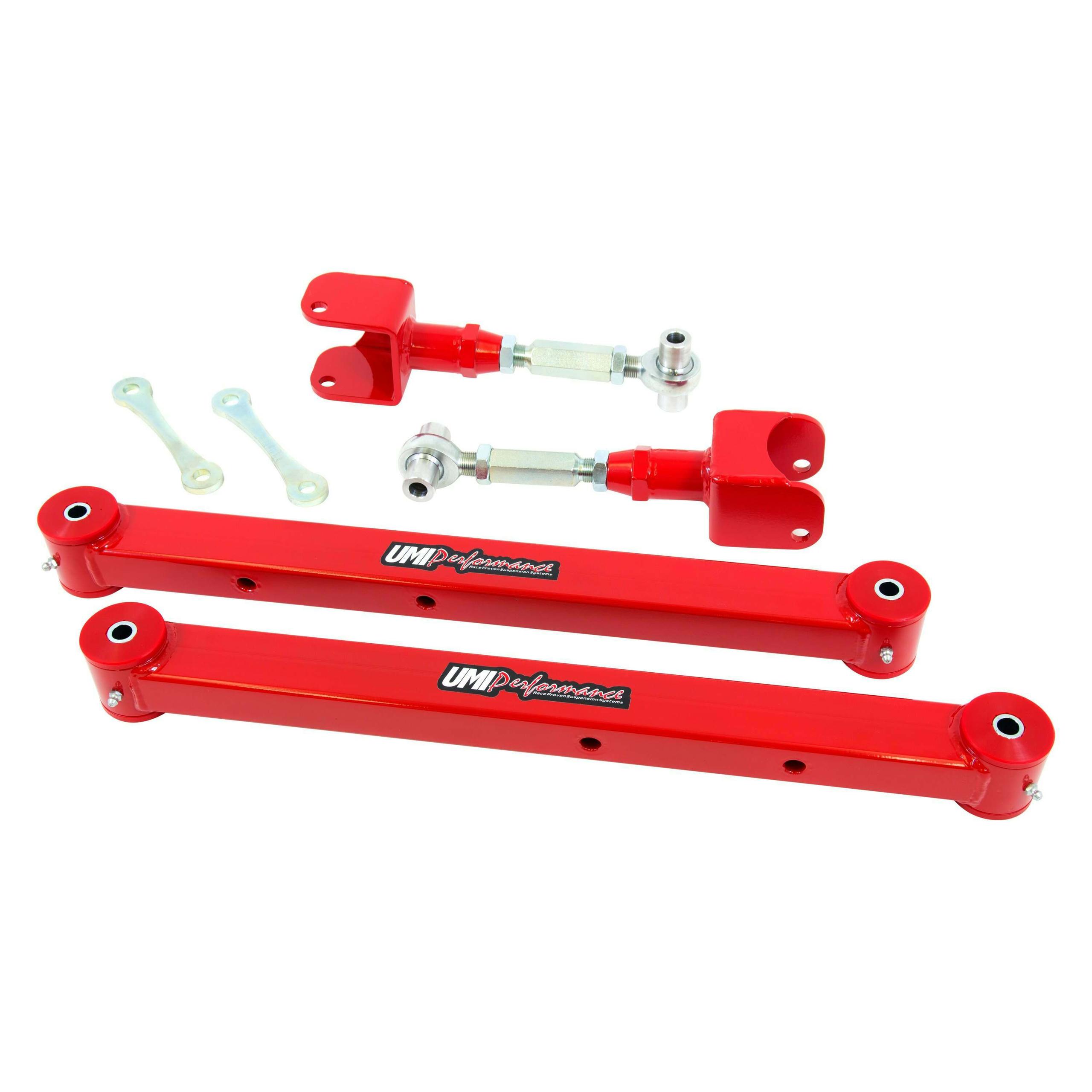 UMI Performance 1978-1996 GM B-Body Boxed Lower Control Arm & Adjustable Upper Control Arm Kit - 361517-R