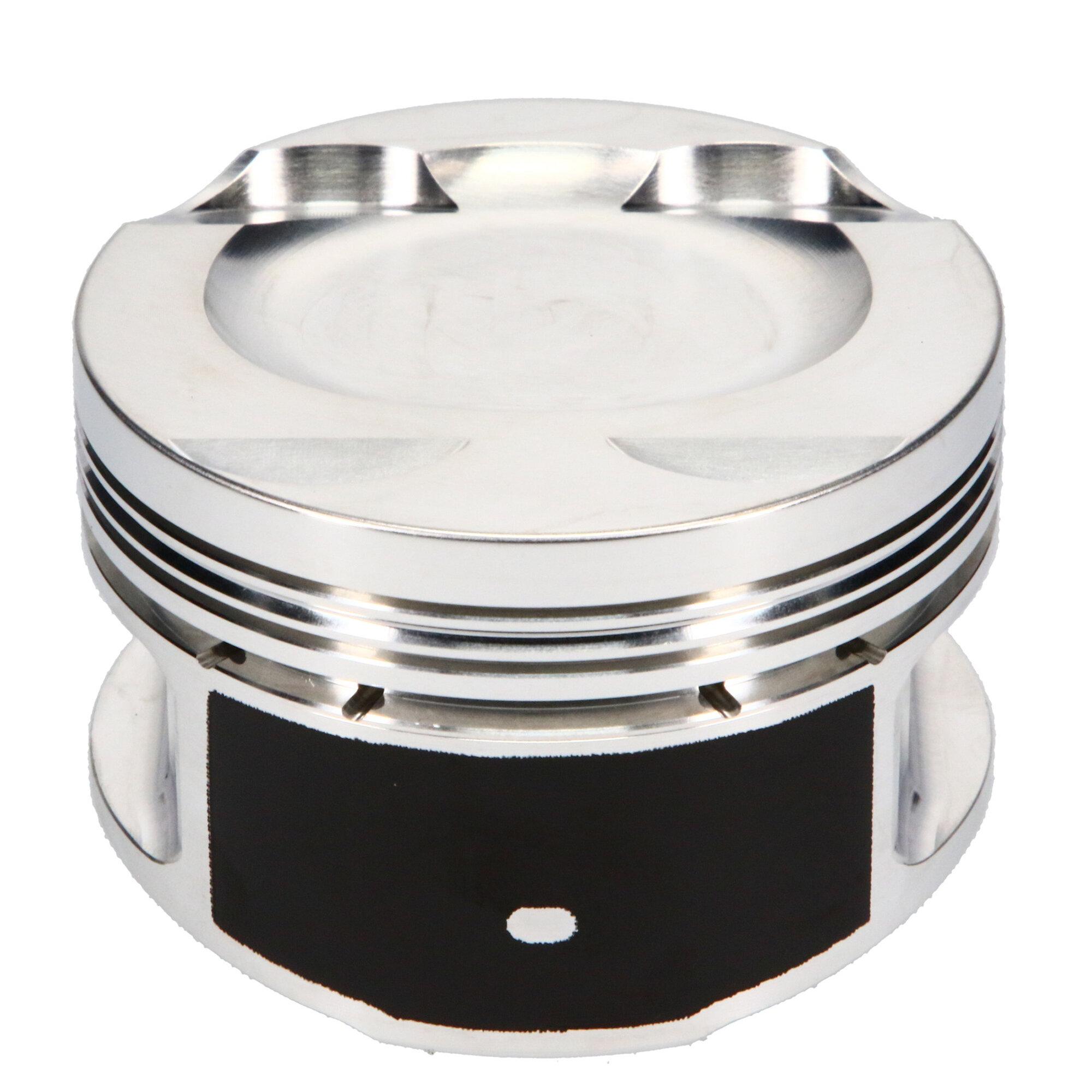 JE Pistons Piston Set, 2618, Inv Dome/Dish, 3.0112 Bore, 1.141 CD, 0.748, Pin Dia, Set of 4. - 363325
