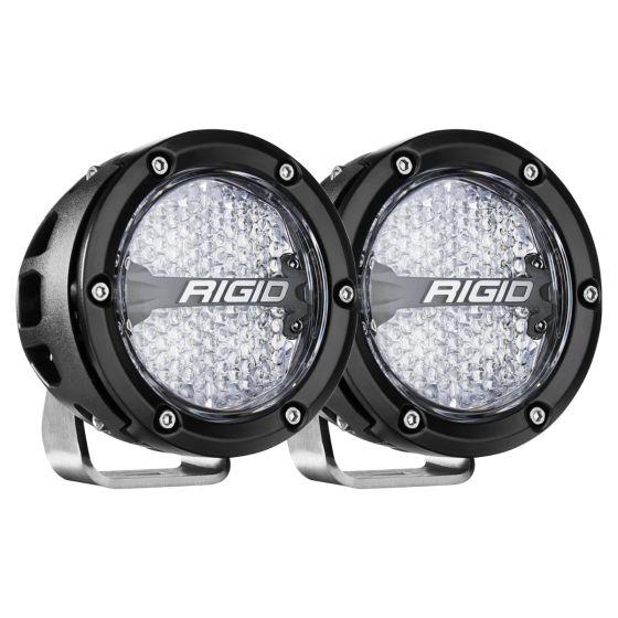 RIGID Industries 360-Series 4" Off-Road Lamp Diffused Beam Rgbw Backlight Set/2 - 36400
