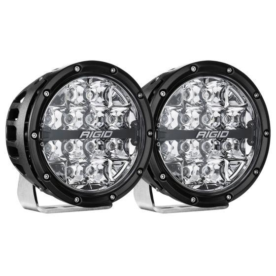 RIGID Industries 360-Series 6" Off-Road Lamp Spot Beam Rgbw Backlight Set/2 - 36412