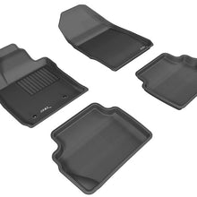 3D MAXpider 2011-2019 Ford Fiesta Kagu 1st & 2nd Row Floormats - Black
