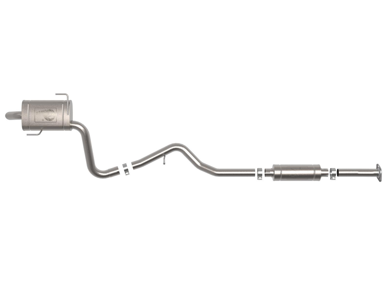 AFE Takeda 2-1/2 IN 304 Stainless Steel Cat-Back Exhaust System Subaru Outback 20-23 H4-2.5L - 49-36808