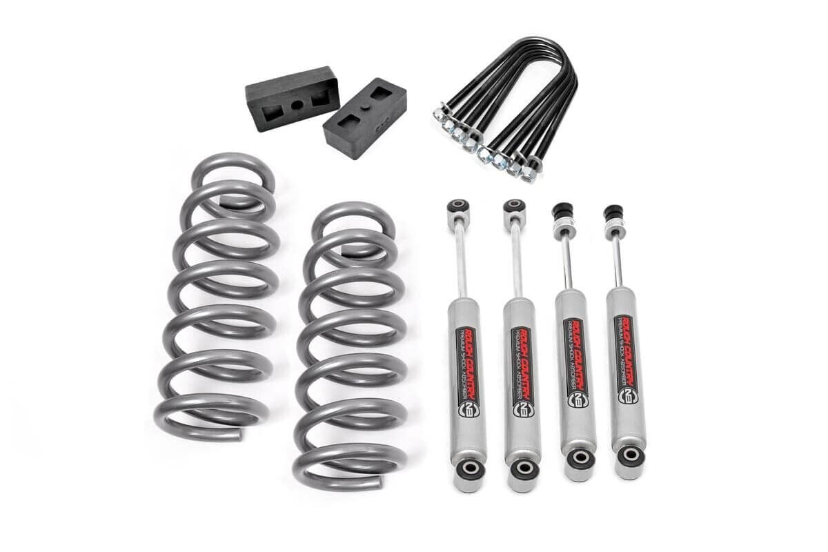 Rough Country 3in Dodge Suspension Lift Kit (2002-2005 Ram 1500) - 36630