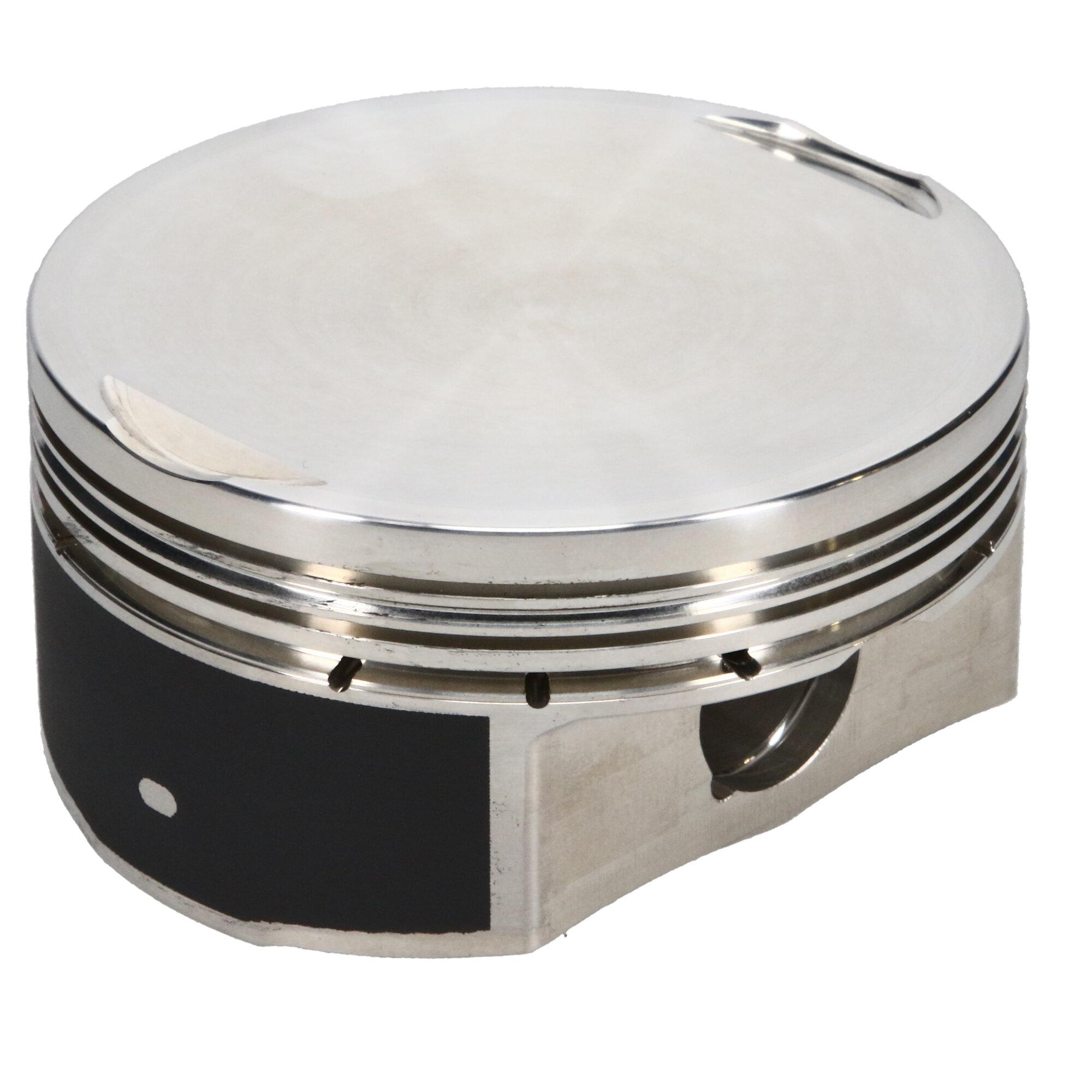 JE Pistons Piston Set, 2618, Inv Dome/Dish, 4.090 Bore, 1.210 CD, 0.927, Pin Dia, Set of 8. - 367216