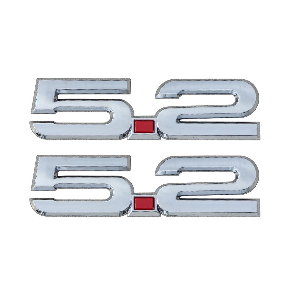 UPR 5.2 OEM Style Fender Emblem Pair (2023-2026 F-150 Raptor R / 2020-2022 Shelby GT500 / 2015-2020 GT350) - 3675-006
