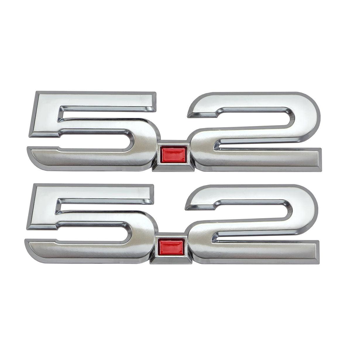 UPR 5.2 OEM Style Fender Emblem Pair (2023-2026 F-150 Raptor R / 2020-2022 Shelby GT500 / 2015-2020 GT350) - 3675-006
