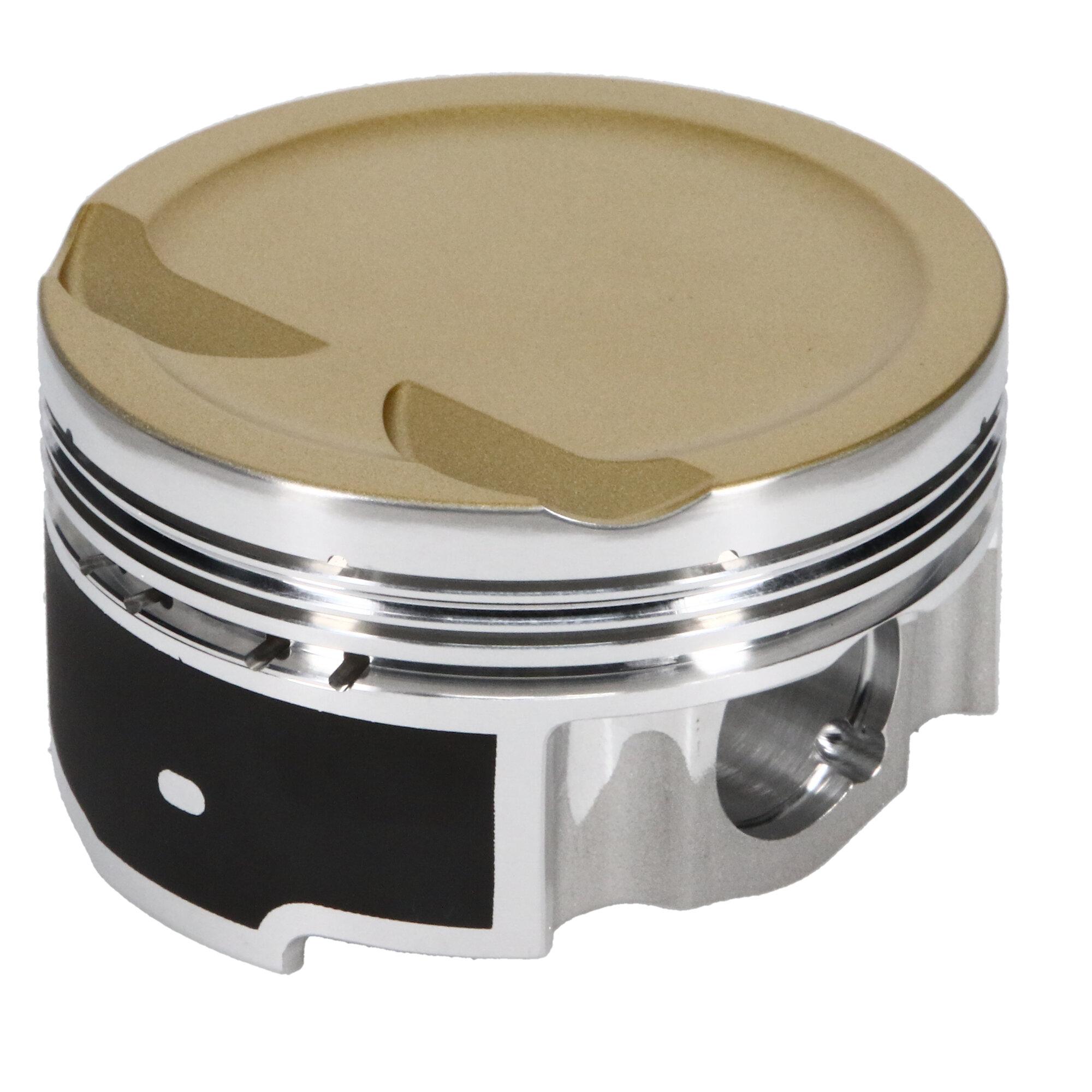 JE Pistons Piston Set, 2618, Inv Dome/Dish, 3.248 Bore, 1.155 CD, 0.905, Pin Dia, Set of 4. - 367863