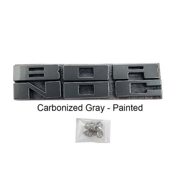 UPR Grille Replacement Letters - Carbonized Gray (2021-2026 Ford Bronco) - 3683-03