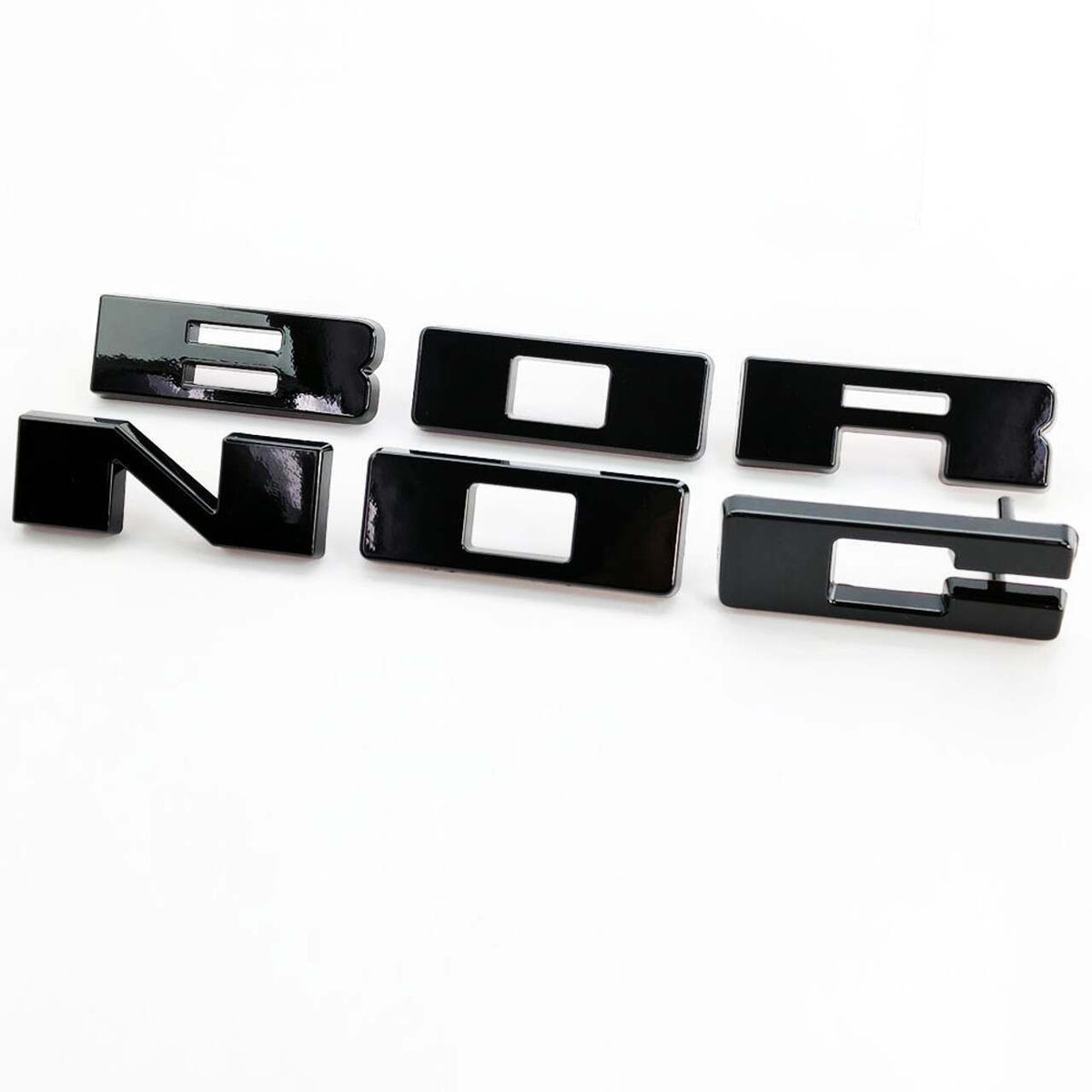 UPR Grille Replacement Letters - Shadow Black (2021-2025 Ford Bronco) - 3683-10