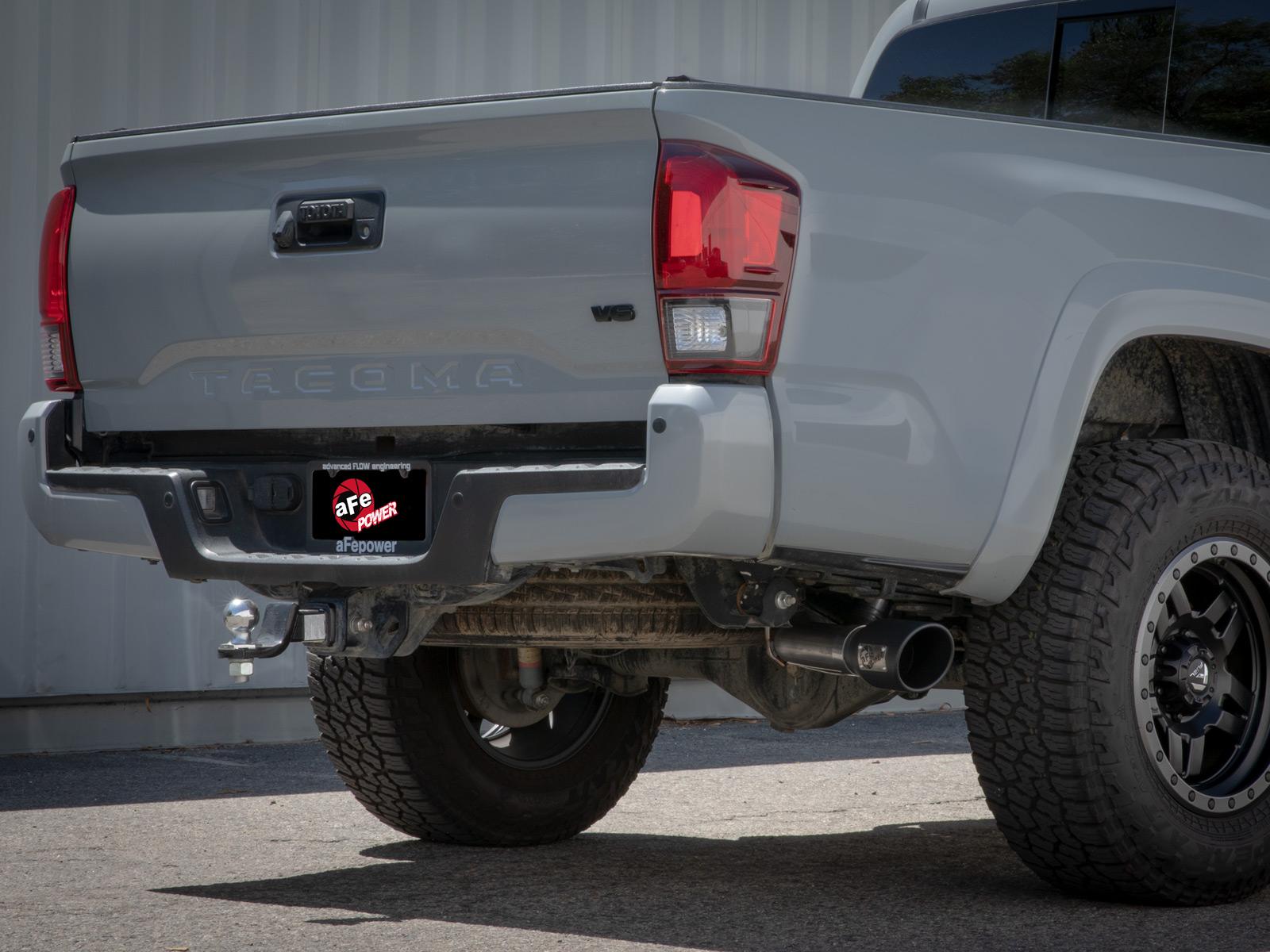 AFE Apollo GT Series 2-1/2 IN to 3 IN 409 SS Cat-Back Exhaust System w/ Polish Tip Toyota Tacoma 16-22 L4-2.7/V6-3.5L - 49-46063-P