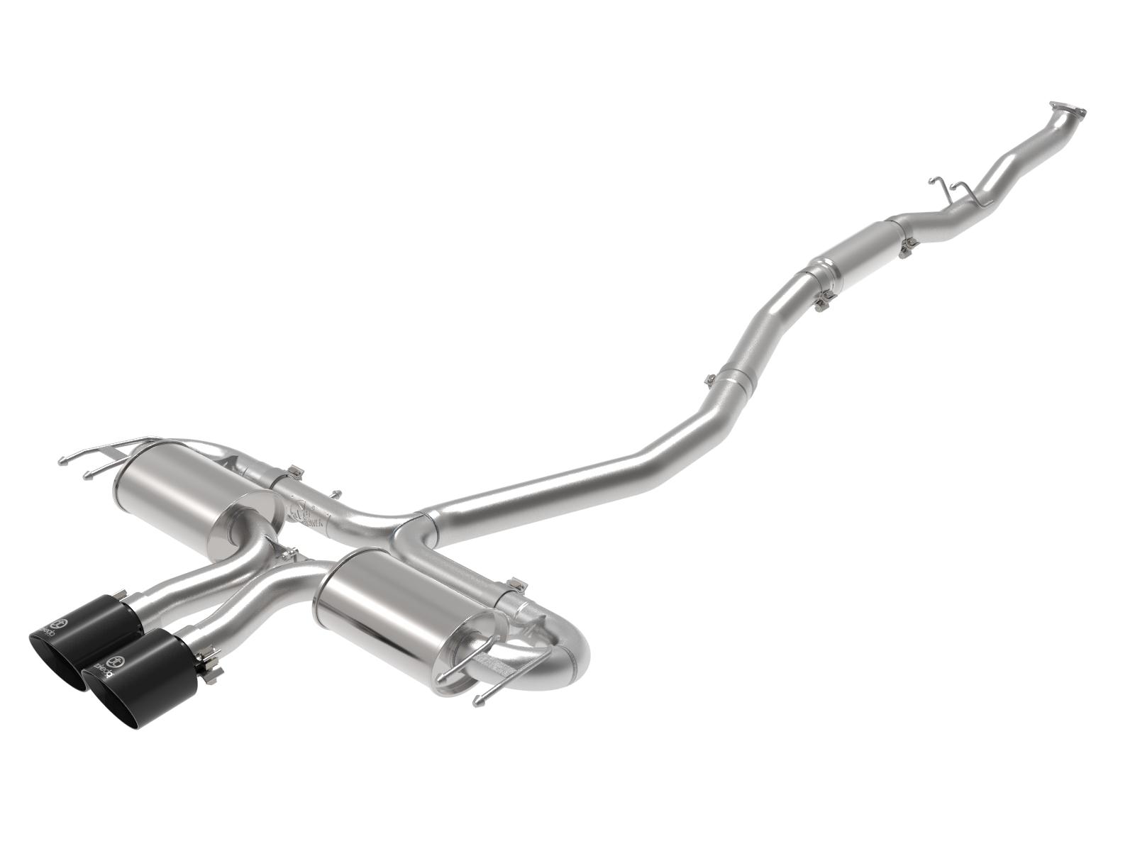 AFE Cat-Back Exhaust System (2017-2020 Honda Civic Sport L4-1.5L (t)) - 49-36624-B