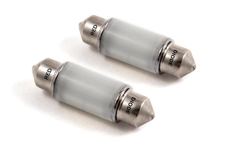 Diode Dynamics 36mm HP6 LED Red Pair Diode Dynamics - DD0308P