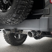 AFE Rebel Series 2-1/2 IN 409 Stainless Steel Axle-Back Exhaust w/ Polished Tips - 49-48061-P