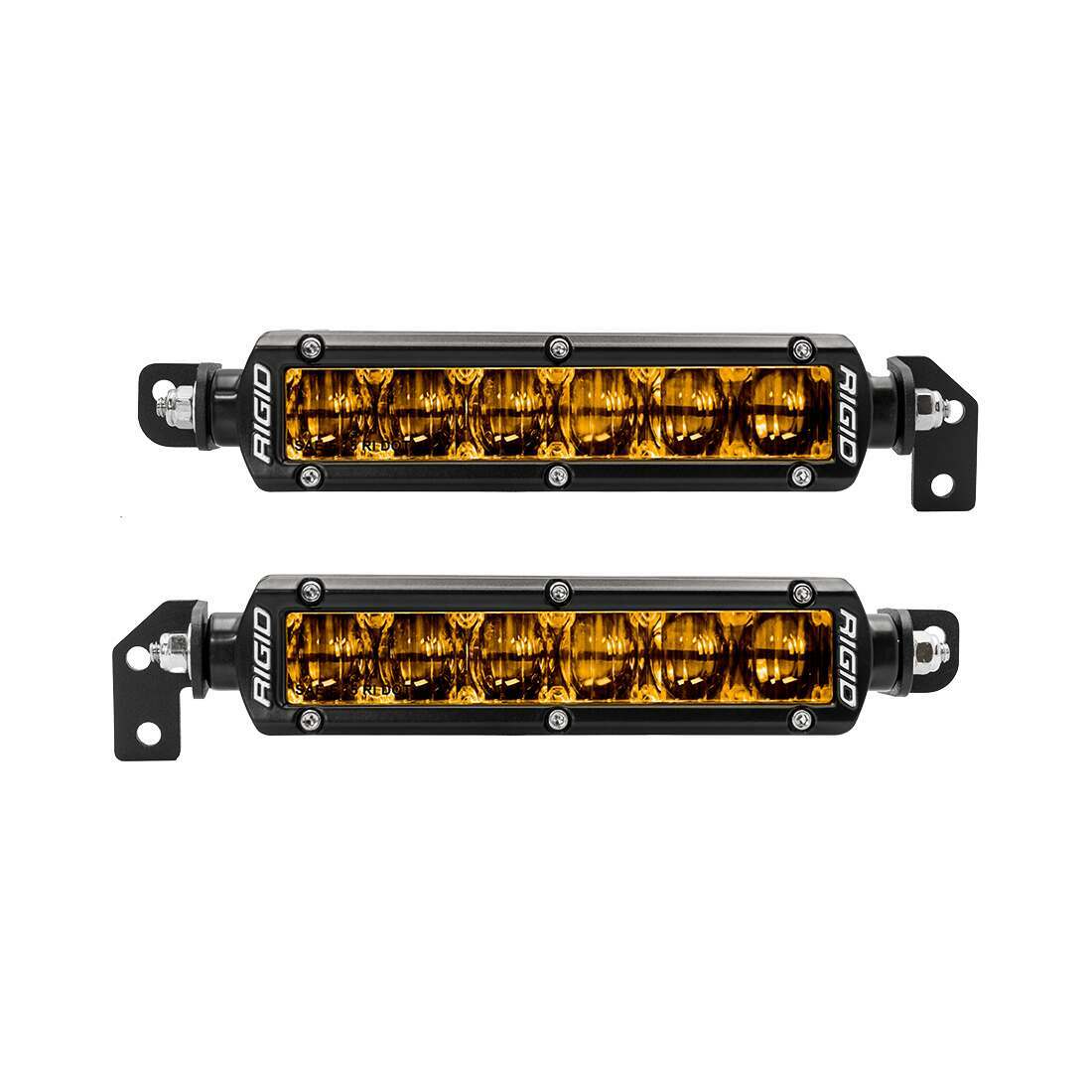 RIGID Industries 2022+ Toyota Tundra 6 Inch SR-Series Selective Yellow Fog Light Kit - 37201