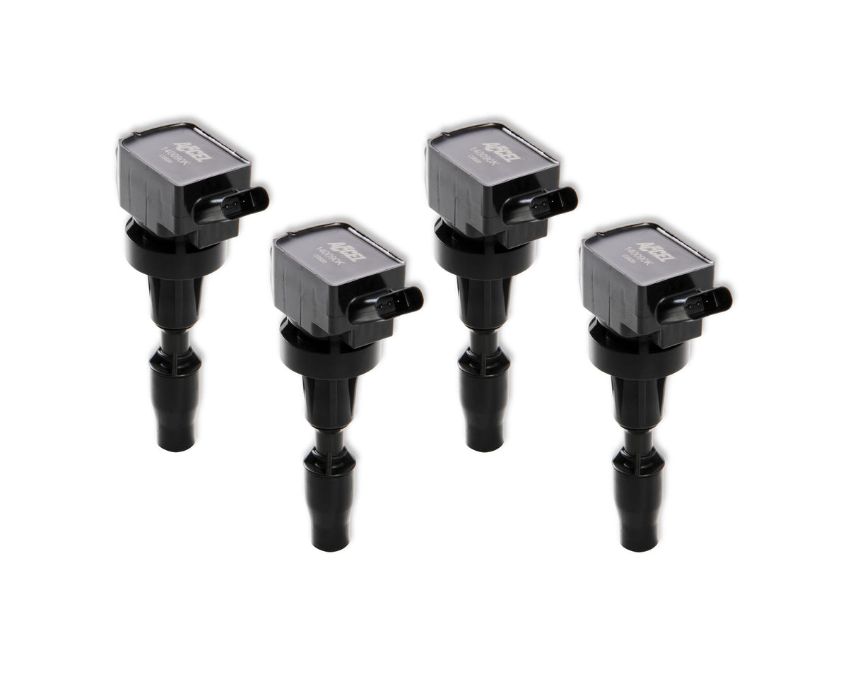 ACCEL SuperCoil Direct Ignition Coil Set; OEM Replacement; Black; Set Of 4; - 140090K-4