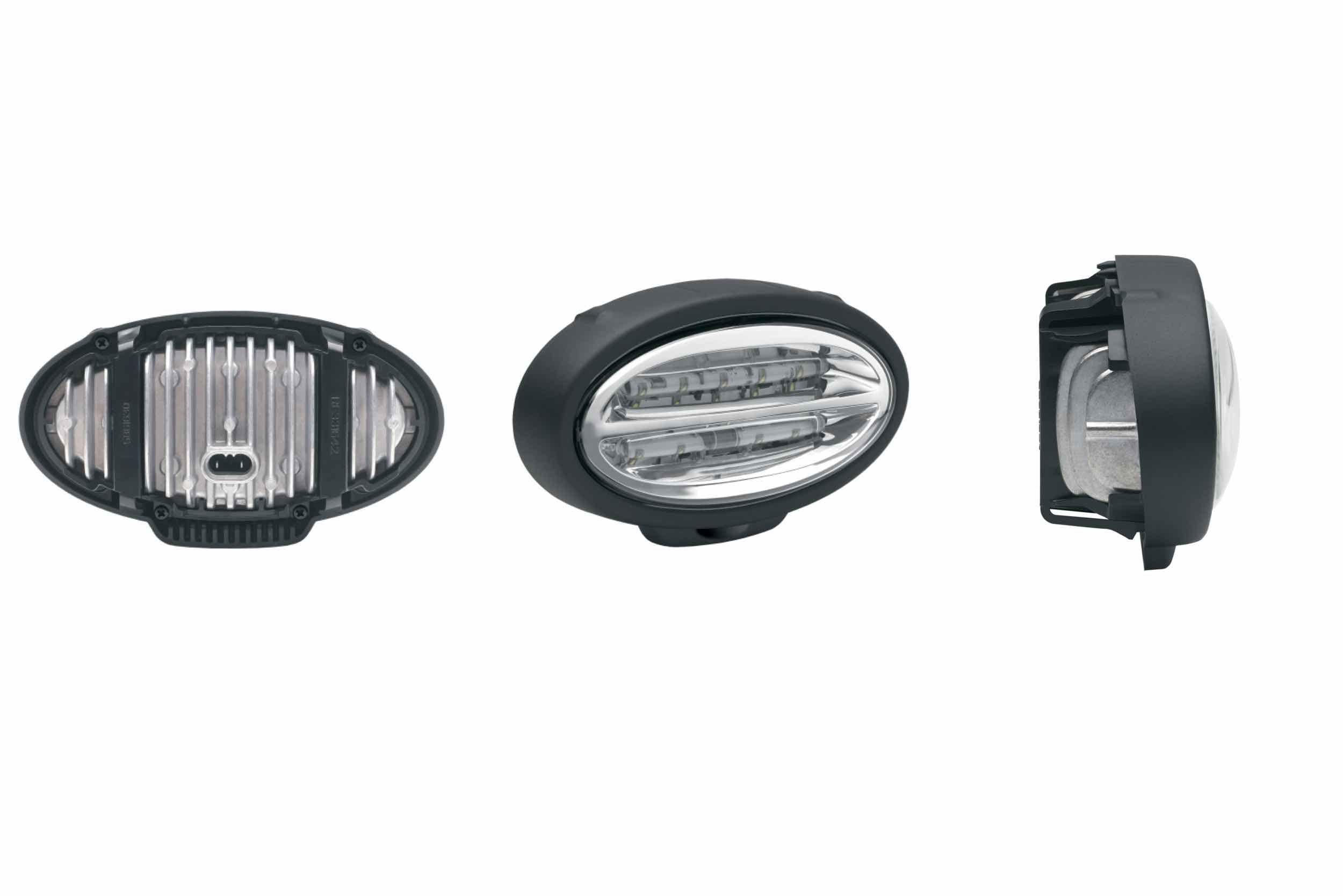 JW Speaker : 660F-12/24V LED WL Btm Mnt (Universal) - 548511
