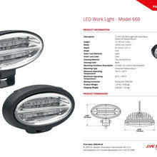 JW Speaker : 660F-12/24V LED WL Btm Mnt (Universal) - 548511