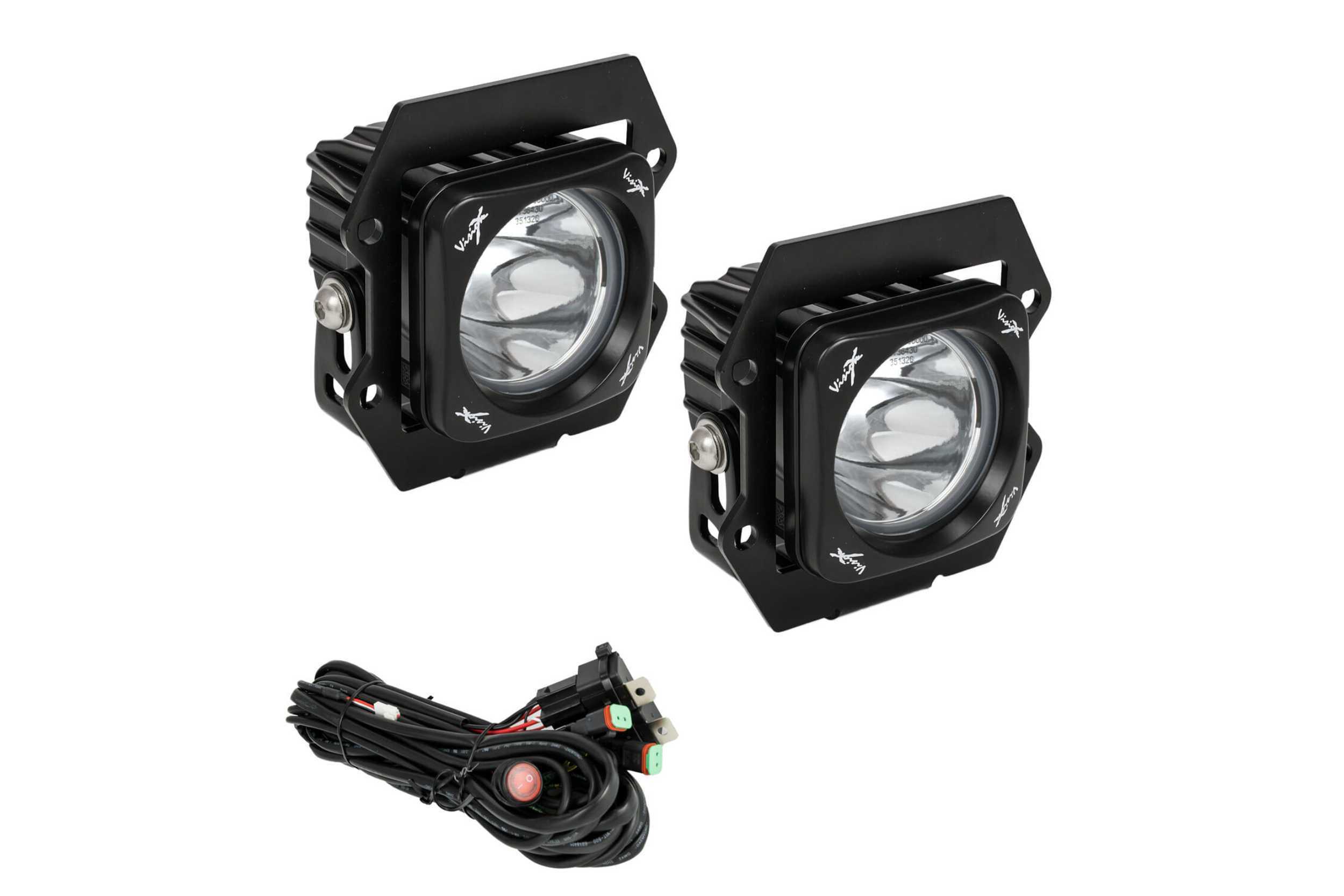 Vision X  LED Fog Light System: Ford Ranger (19+) (2x Optimus Square Pods) (Ford Ranger (19+)) - XIL-OE19FRAOP