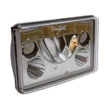 Vision X  LED Headlights: (Each / 4x6" Rectangle / Chrome / Amber Halo) (Universal) - XIL-46DA