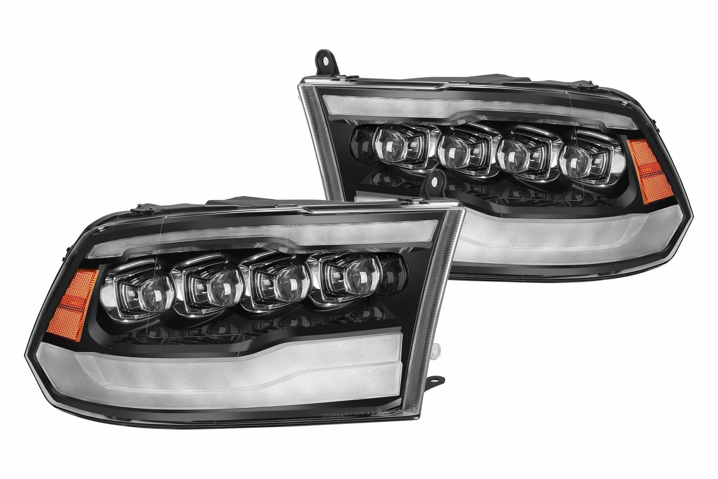 AlphaRex Adapter: Dodge Ram (09-18) for trucks with OEM Quad/Dual Headlights (each) (Dodge Ram (09-18)) - AXHL-DR13-PP2HD-CVT-2PC