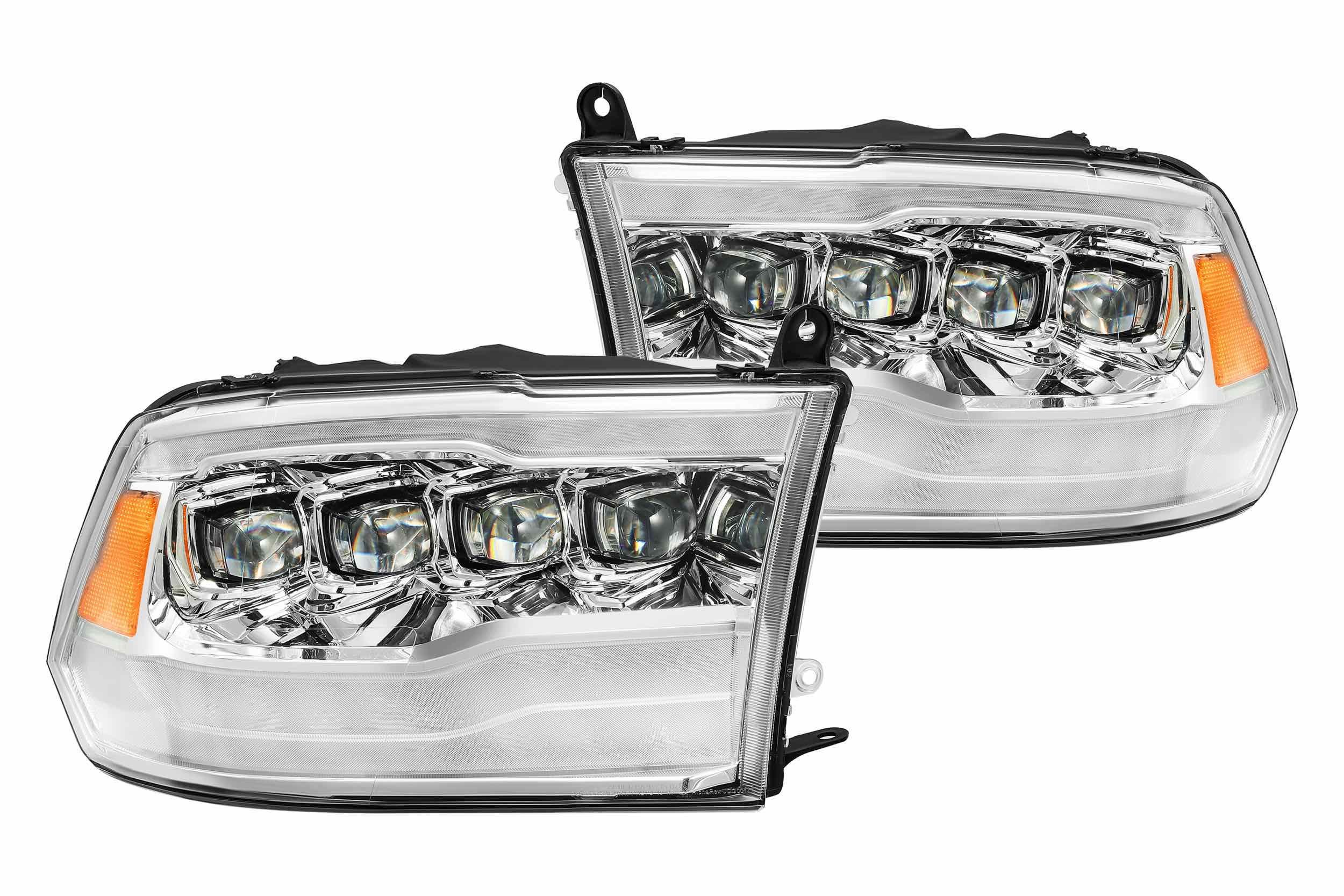 AlphaRex Adapter: Dodge Ram (09-18) for trucks with OEM Quad/Dual Headlights (each) (Dodge Ram (09-18)) - AXHL-DR13-PP2HD-CVT-2PC