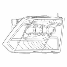 AlphaRex Adapter: Dodge Ram (09-18) for trucks with OEM Quad/Dual Headlights (each) (Dodge Ram (09-18)) - AXHL-DR13-PP2HD-CVT-2PC