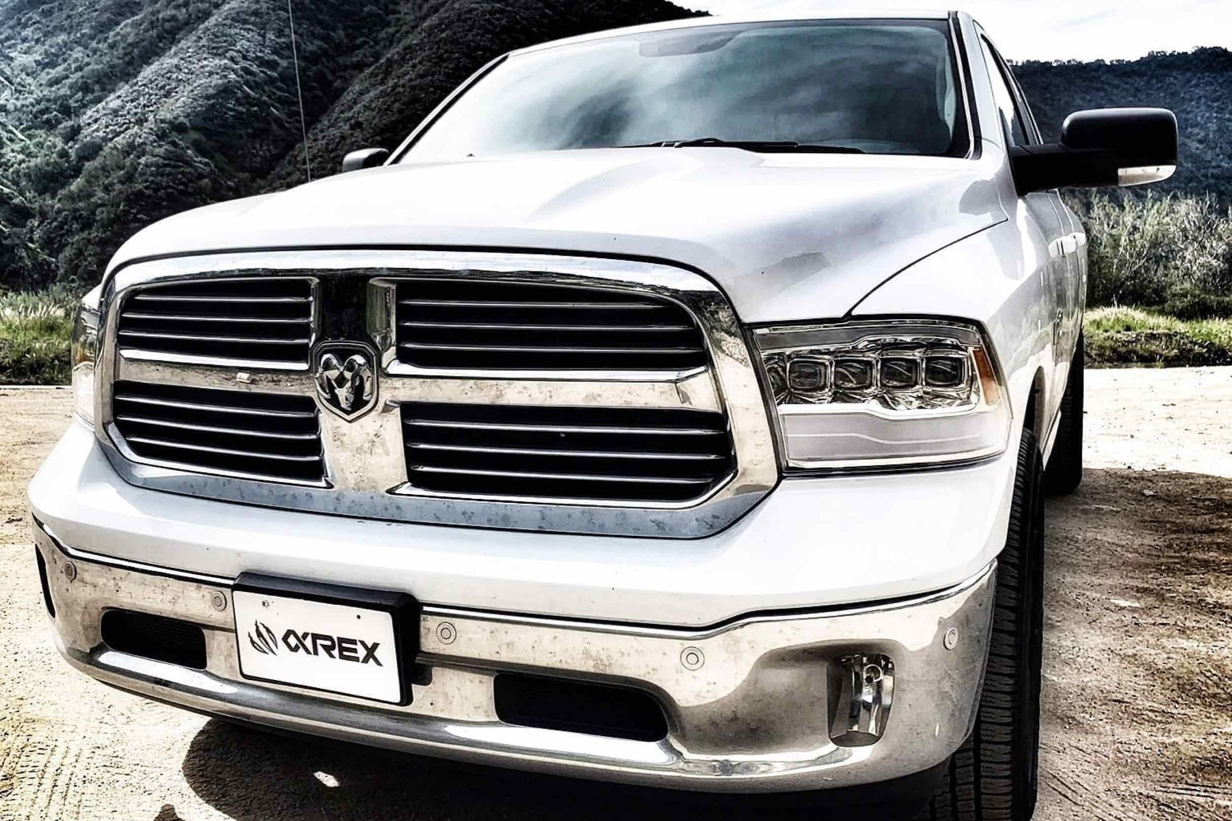 AlphaRex Adapter: Dodge Ram (09-18) for trucks with OEM Quad/Dual Headlights (each) (Dodge Ram (09-18)) - AXHL-DR13-PP2HD-CVT-2PC