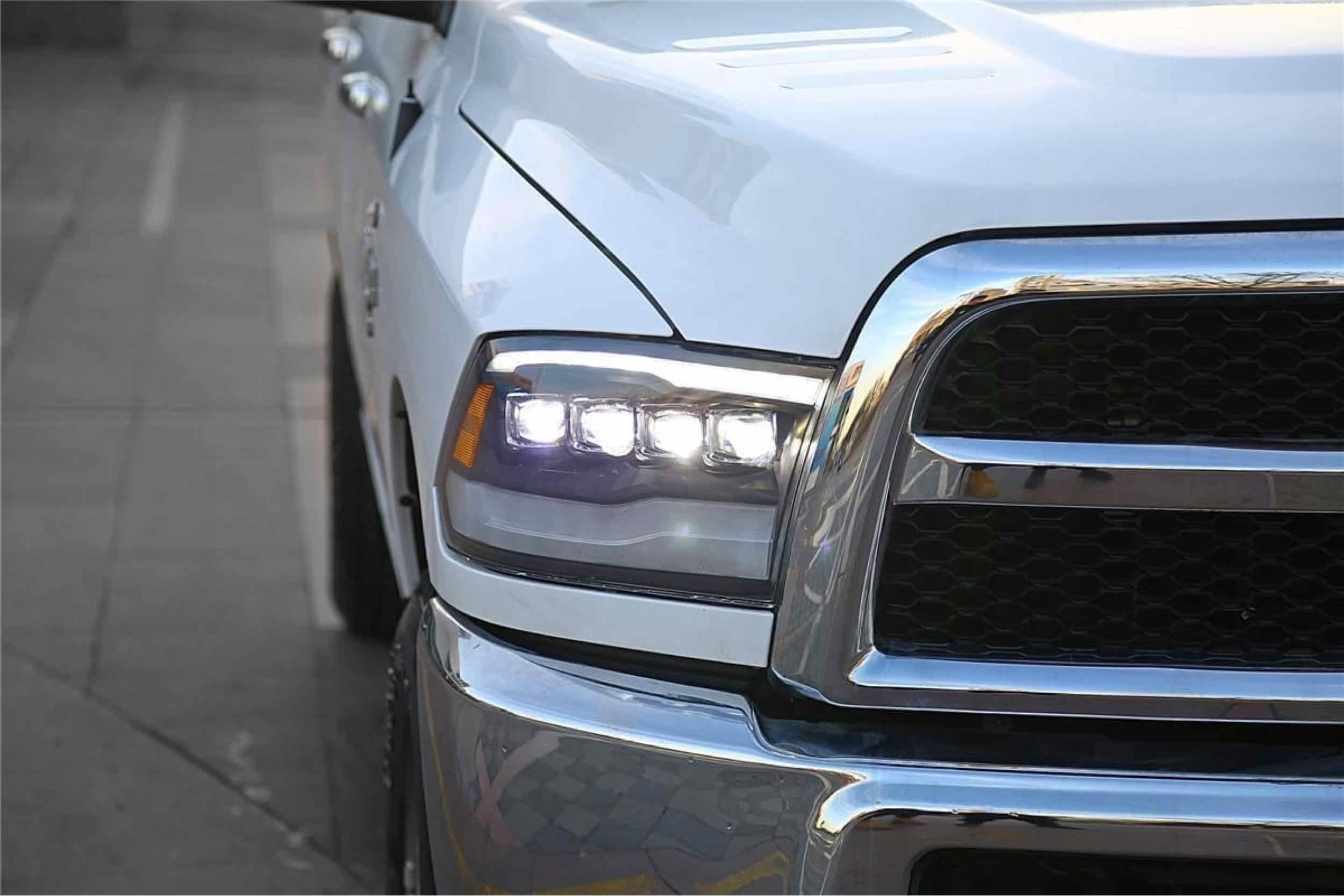 AlphaRex Adapter: Dodge Ram (09-18) for trucks with OEM Quad/Dual Headlights (each) (Dodge Ram (09-18)) - AXHL-DR13-PP2HD-CVT-2PC