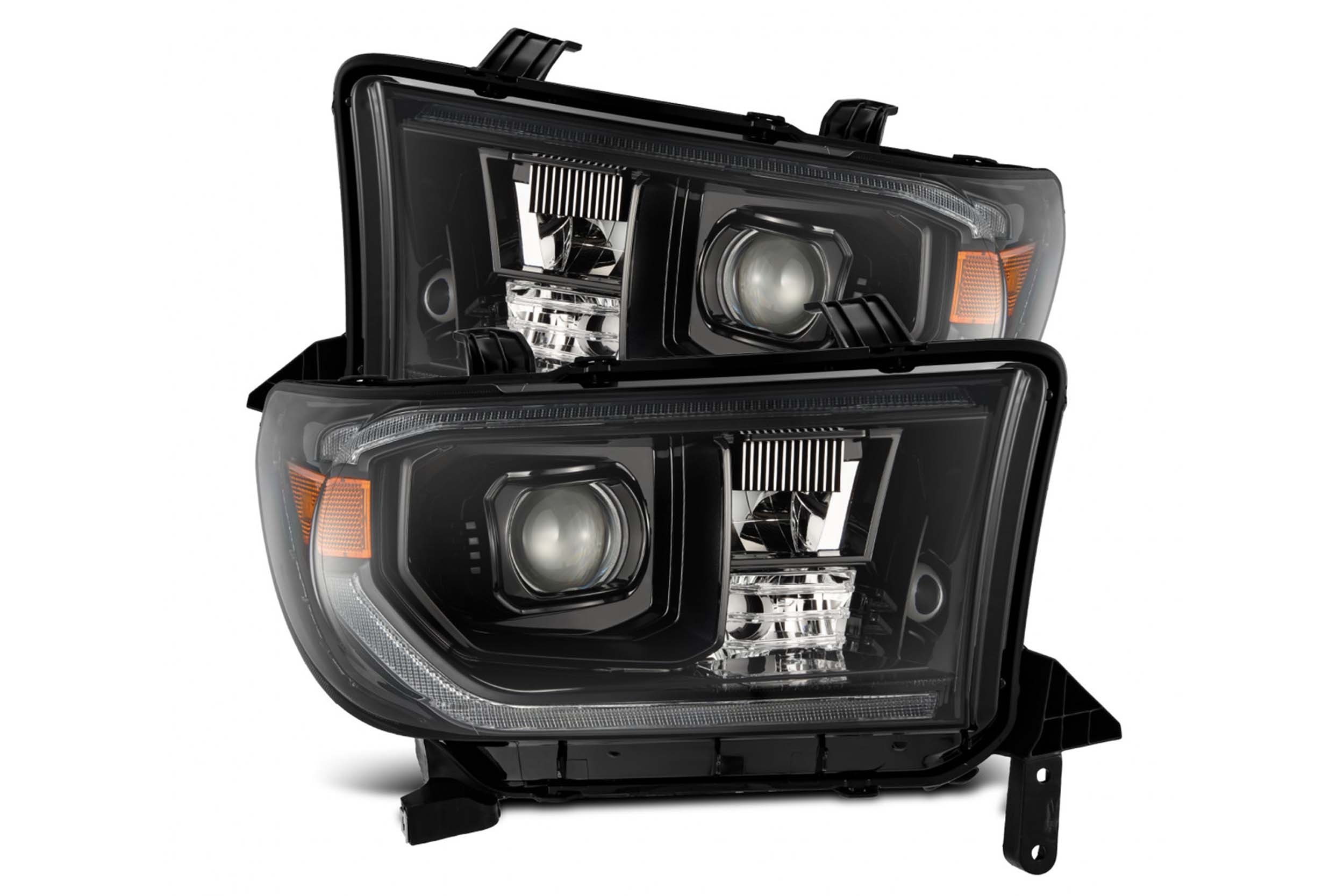 AlphaRex ARex Luxx LED Headlights: Toyota Tundra (07-13) - Black w/ Adj (Set) - 880776
