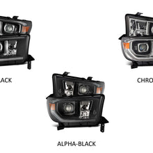 AlphaRex ARex Luxx LED Headlights: Toyota Tundra (07-13) - Black w/ Adj (Set) - 880776
