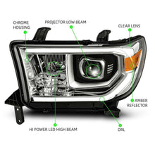 AlphaRex ARex Luxx LED Headlights: Toyota Tundra (07-13) - Black w/ Adj (Set) - 880776