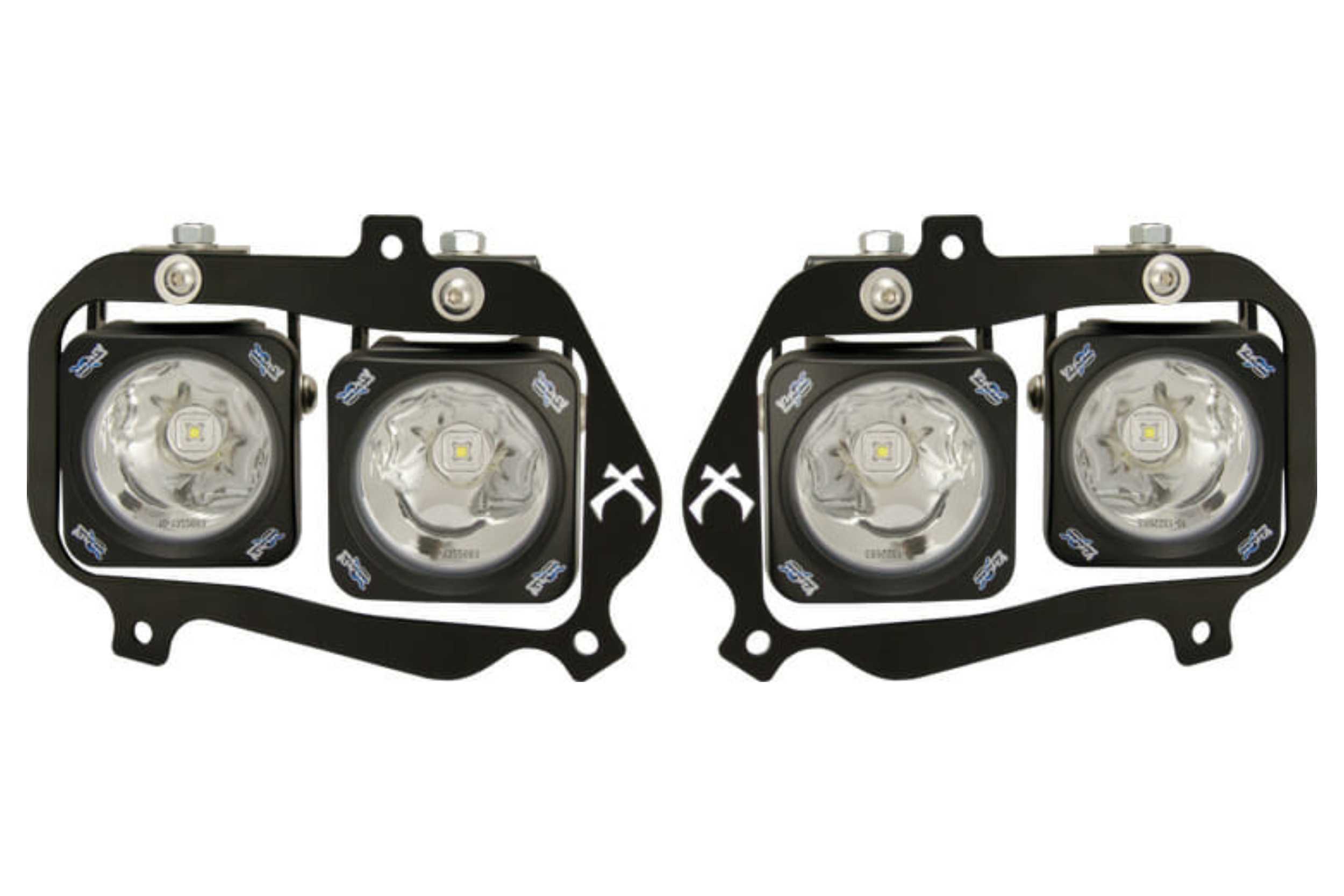 Vision X  LED Headlights: Polaris RZR (08-13) (4x XIL-OPRH110 / Brackets / Wiring) (Universal) - XIL-OEHL08RZR900OP