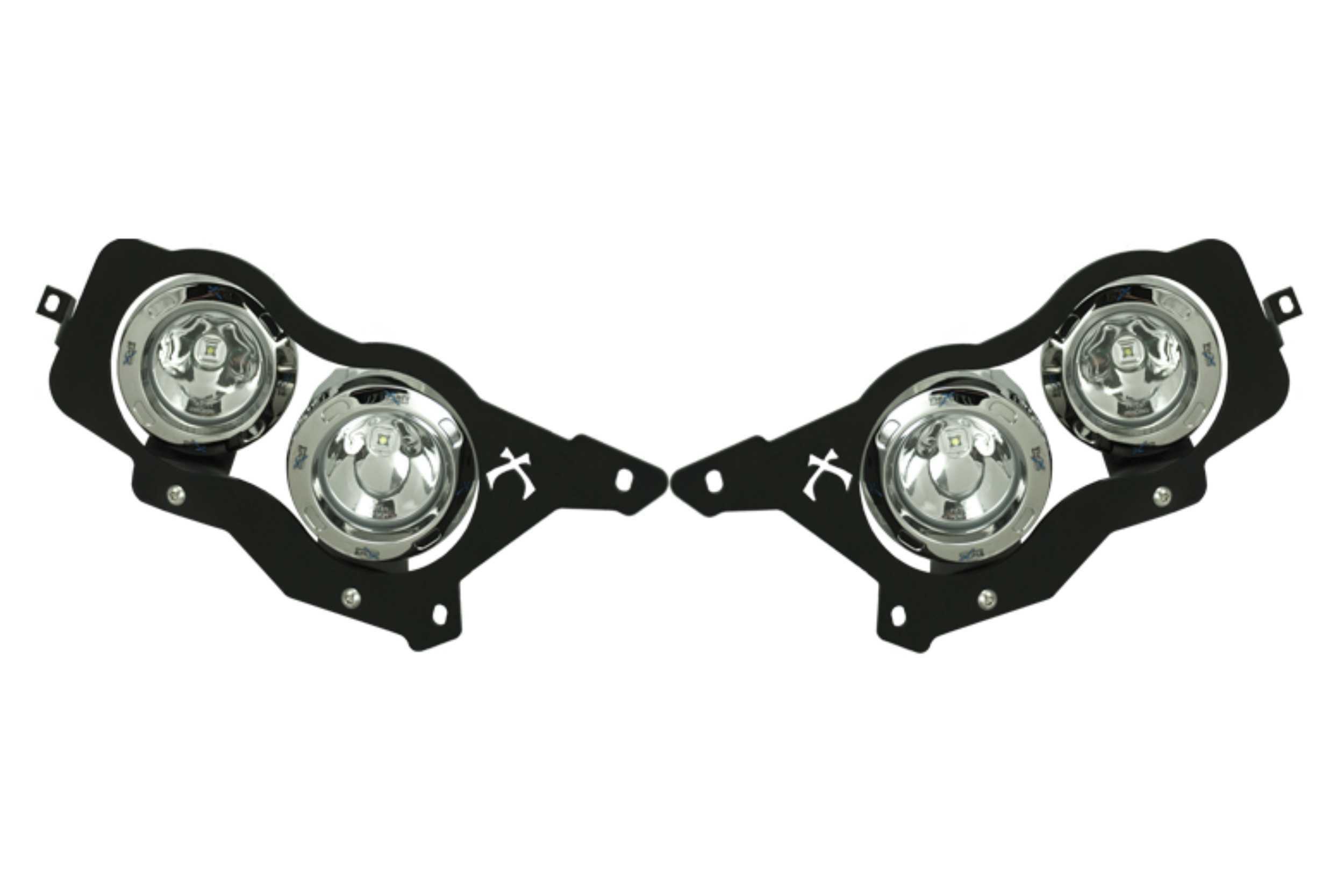 Vision X  LED Headlights: Polaris RZR (08-13) (4x XIL-OPRH110 / Brackets / Wiring) (Universal) - XIL-OEHL08RZR900OP