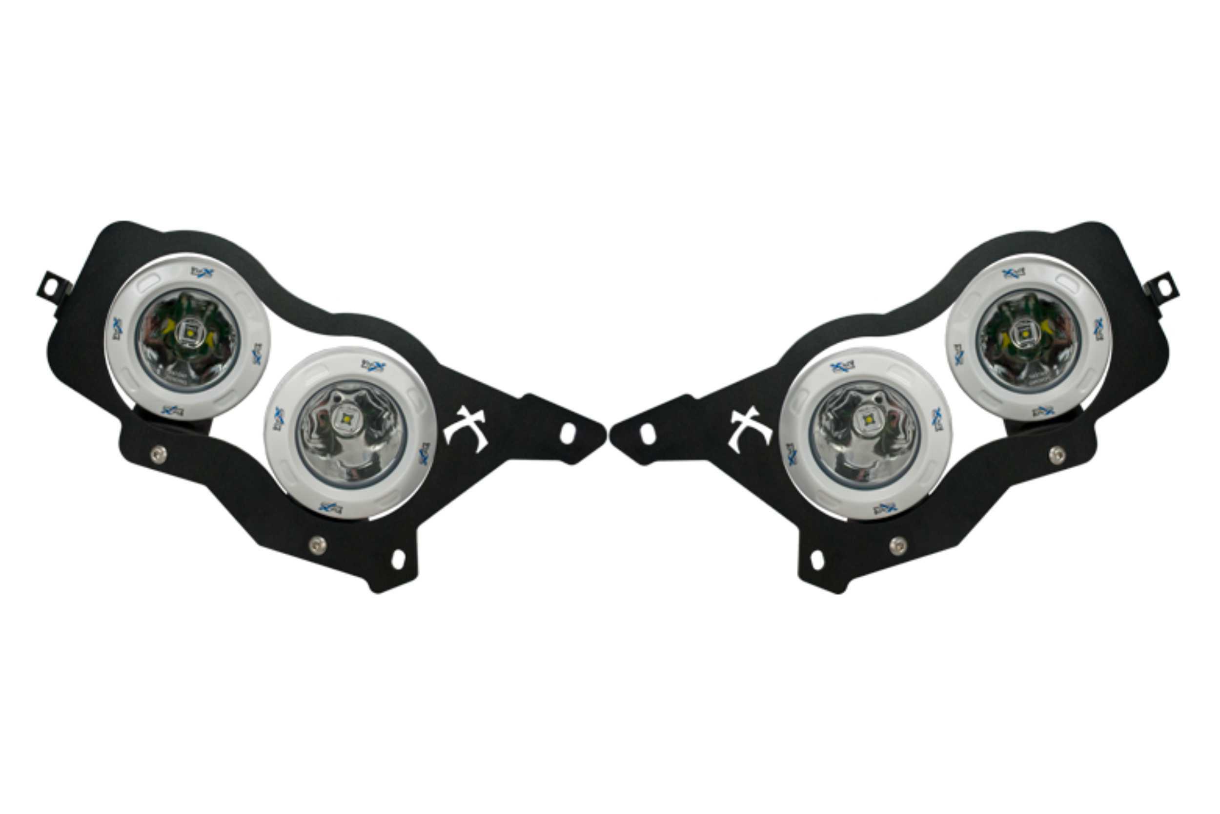 Vision X  LED Headlights: Polaris RZR (08-13) (4x XIL-OPRH110 / Brackets / Wiring) (Universal) - XIL-OEHL08RZR900OP