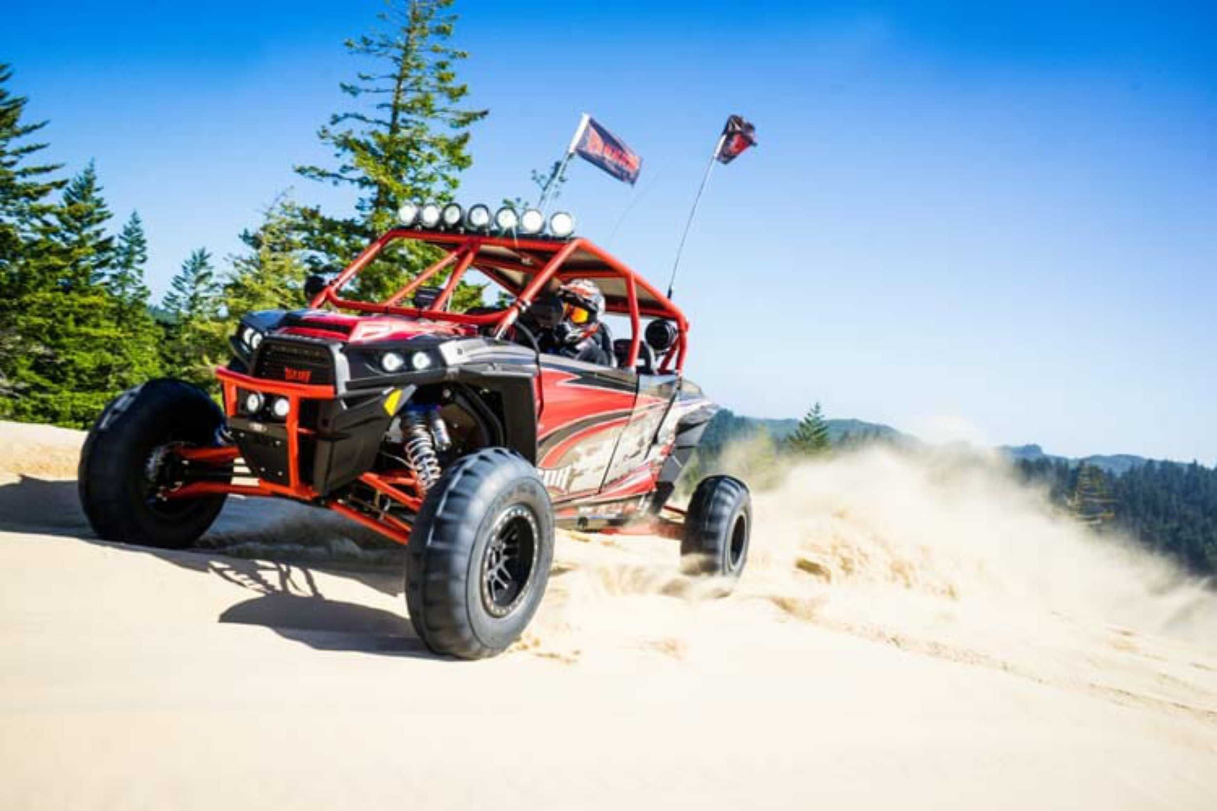 Vision X  LED Headlights: Polaris RZR (08-13) (4x XIL-OPRH110 / Brackets / Wiring) (Universal) - XIL-OEHL08RZR900OP