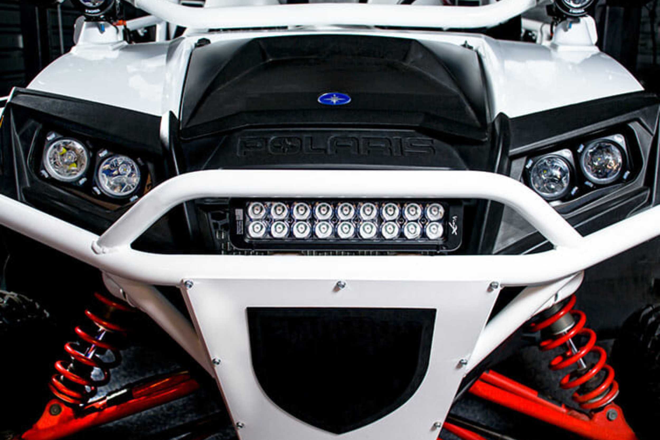 Vision X  LED Headlights: Polaris RZR (08-13) (4x XIL-OPRH110 / Brackets / Wiring) (Universal) - XIL-OEHL08RZR900OP