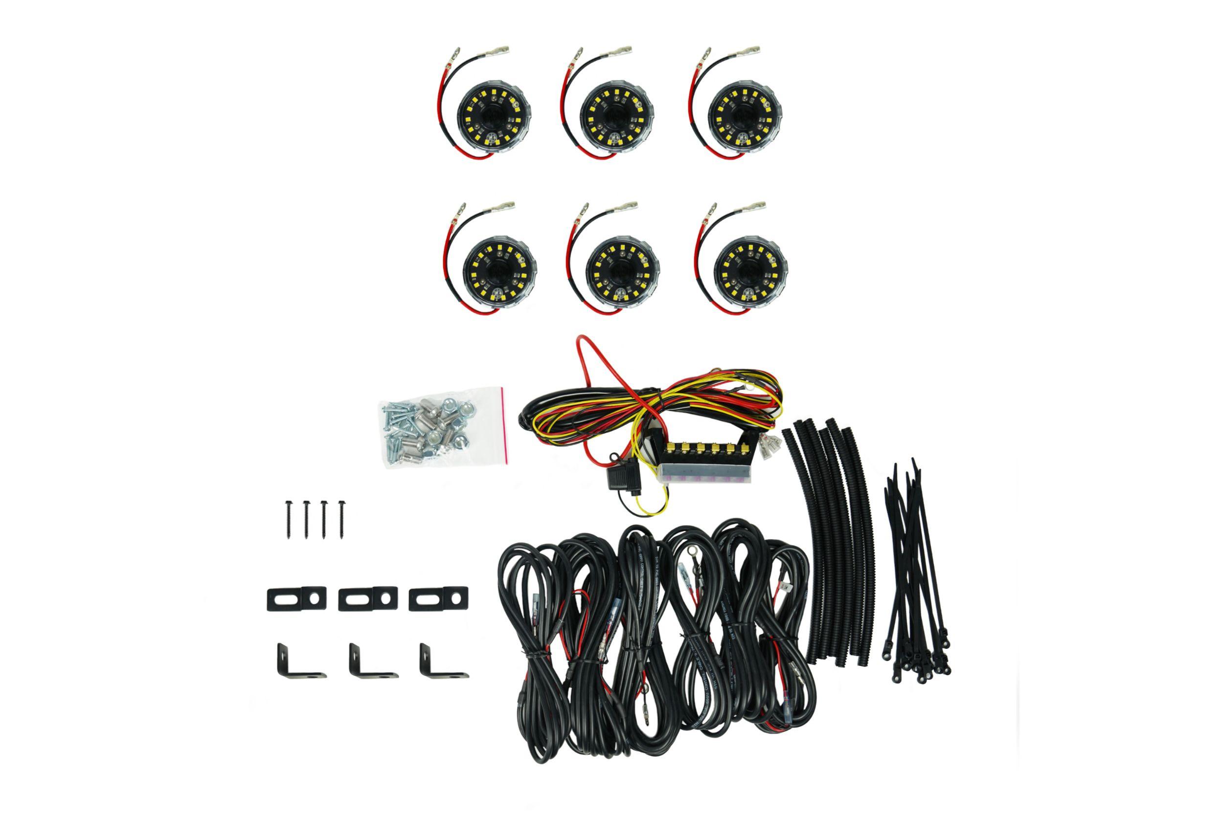 KC HiLites KC Cyclone 2.0 LED - Replacement Lens - Red - Single - 4403