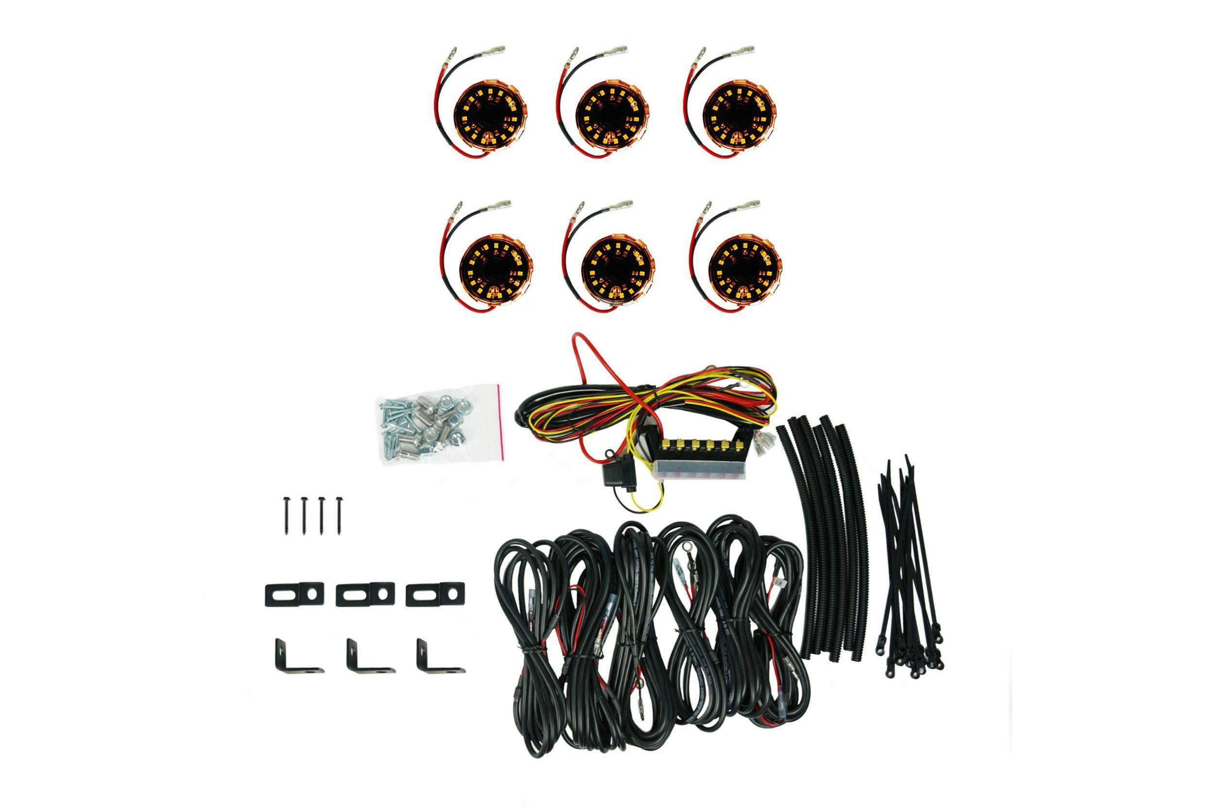 KC HiLites KC Cyclone 2.0 LED - Replacement Lens - Red - Single - 4403