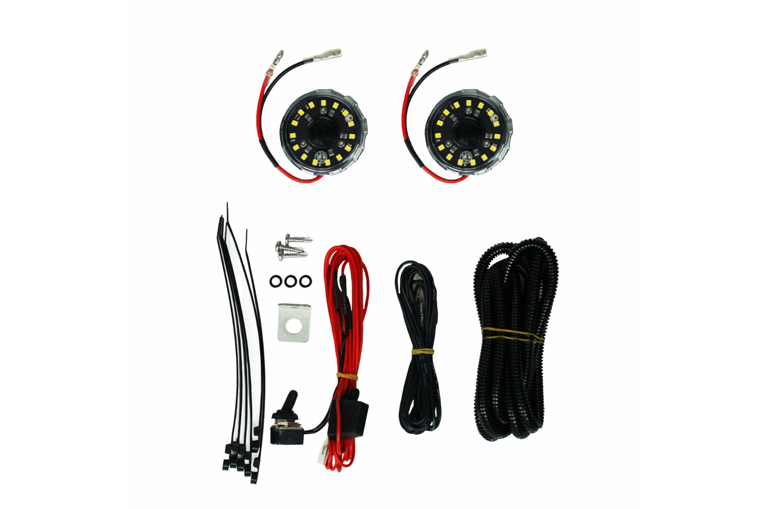 KC HiLites KC Cyclone 2.0 LED - Replacement Lens - Red - Single - 4403