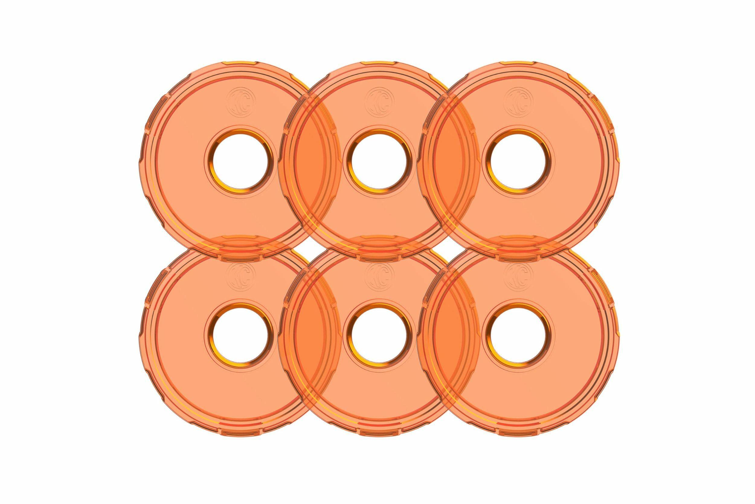 KC HiLites KC Cyclone 2.0 LED - Replacement Lens - Red - Single - 4403
