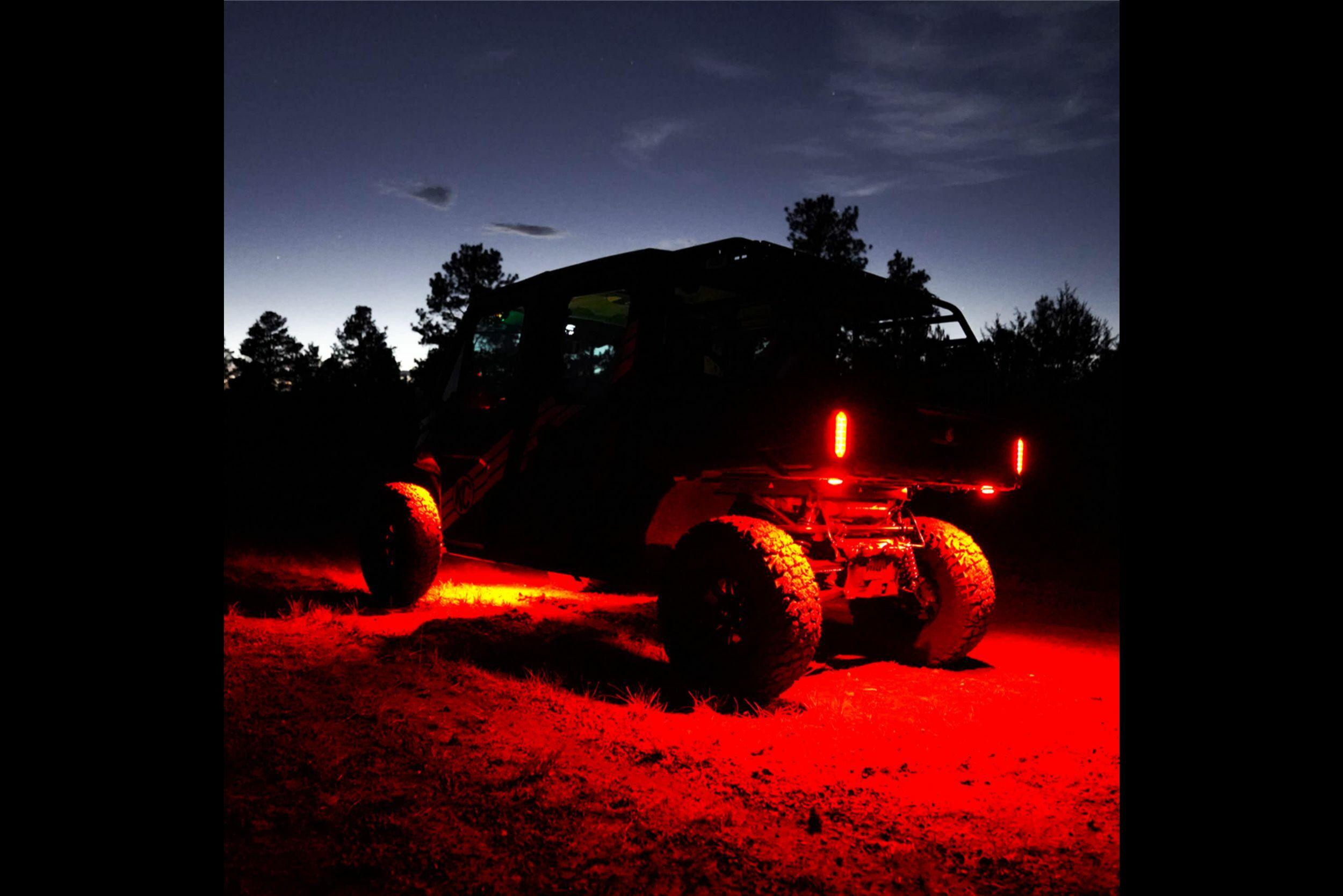 KC HiLites KC Cyclone 2.0 LED - Replacement Lens - Red - Single - 4403