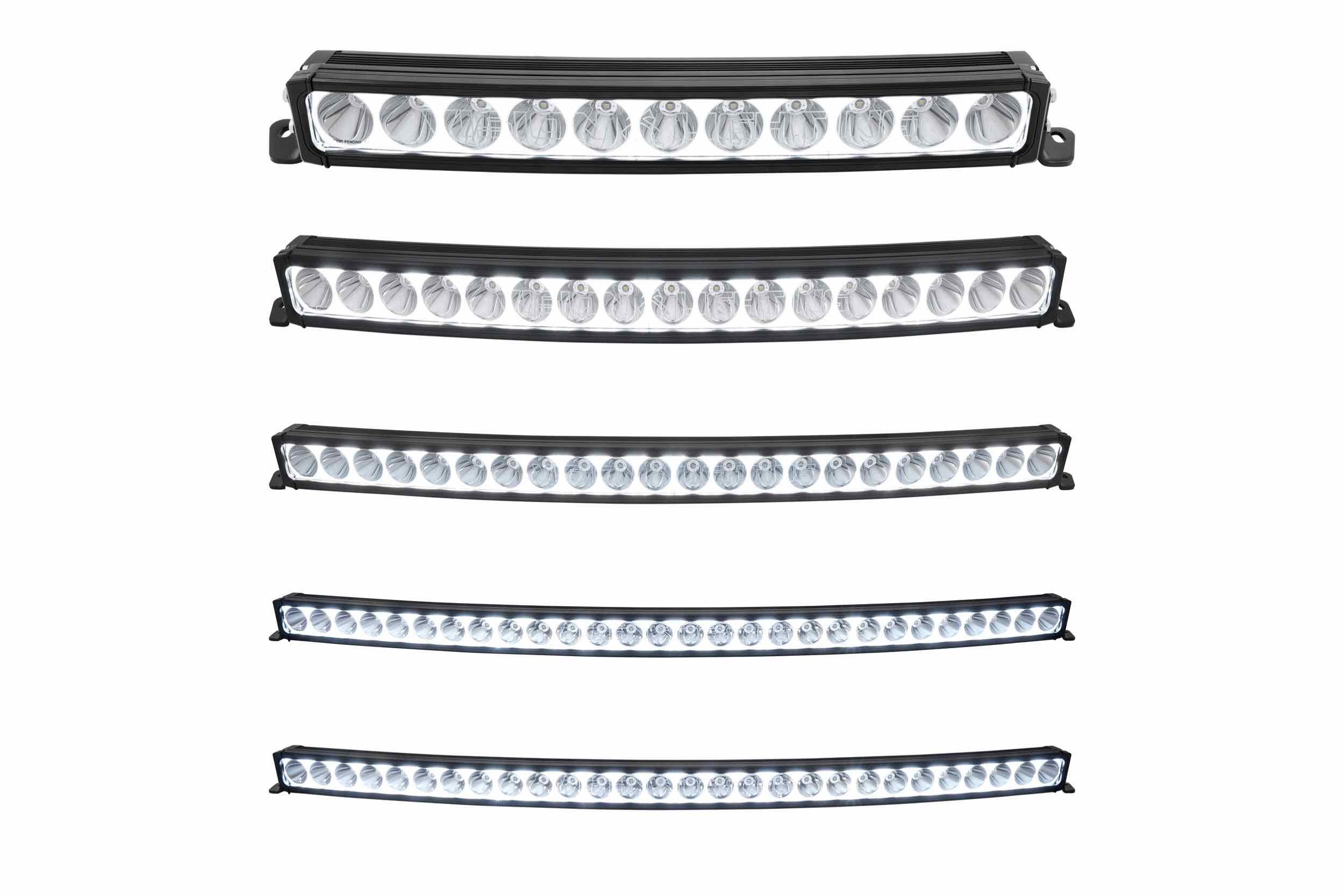Vision X  Light Bar: 40" (22-LED / 220W / XPR Curved + Halo / with Foot-Mounts & Harness) (Universal) - XPR-HC22H